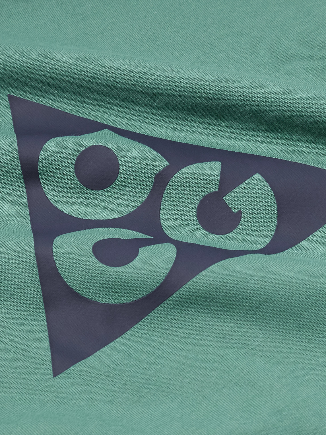 Shop Nike Acg Logo-print Jersey T-shirt In Green