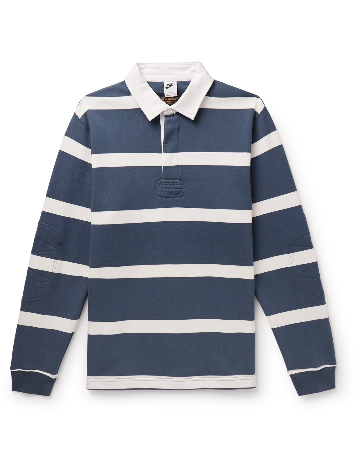 Life Twill-Trimmed Striped Cotton-Jersey Rugby Shirt