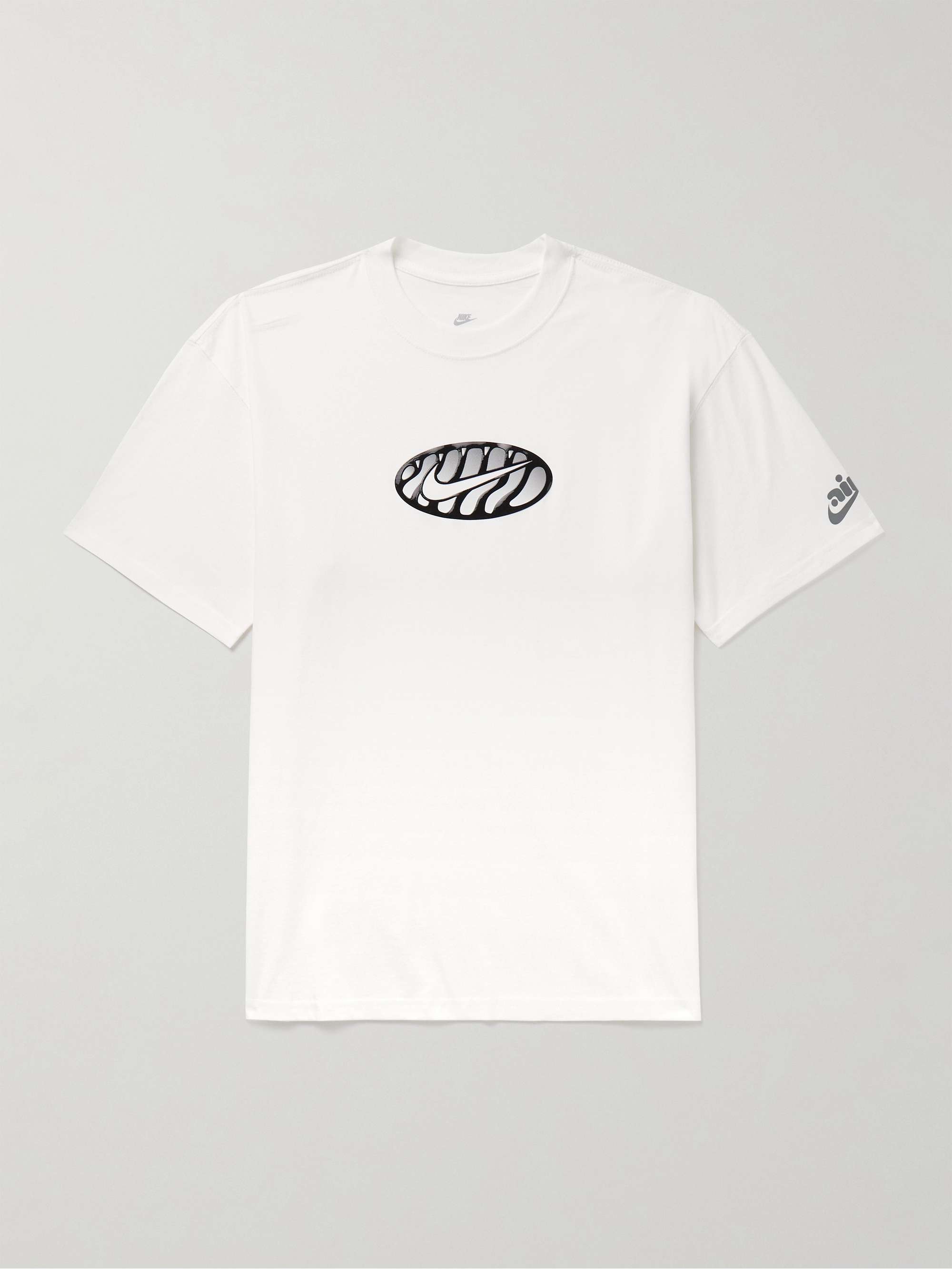 NIKE Sportswear Logo-Appliquéd Cotton-Jersey T-Shirt for Men