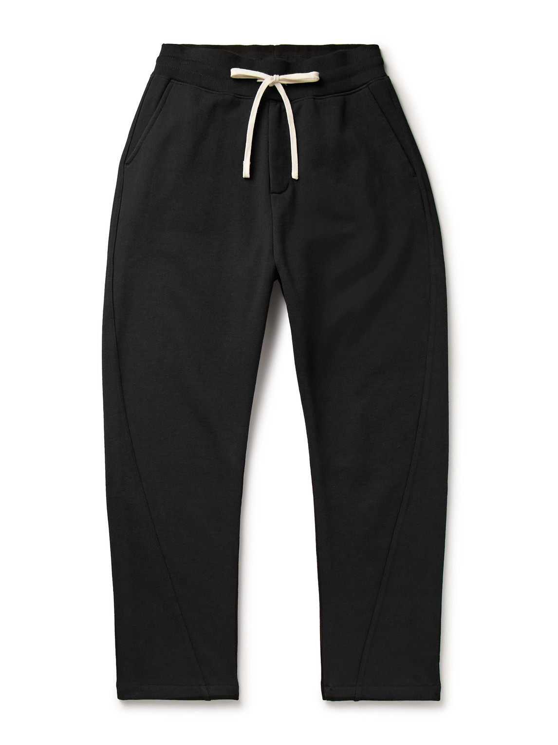 John Elliott Sendai Slim-fit Cotton-jersey Sweatpants In Black