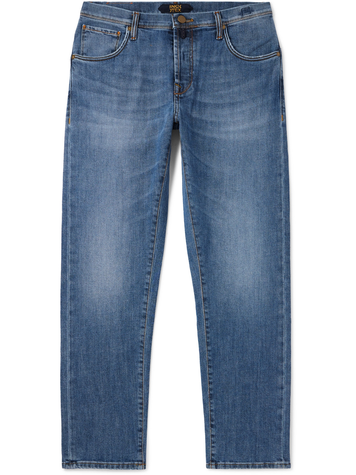 Incotex Silm-fit Jeans In Blue
