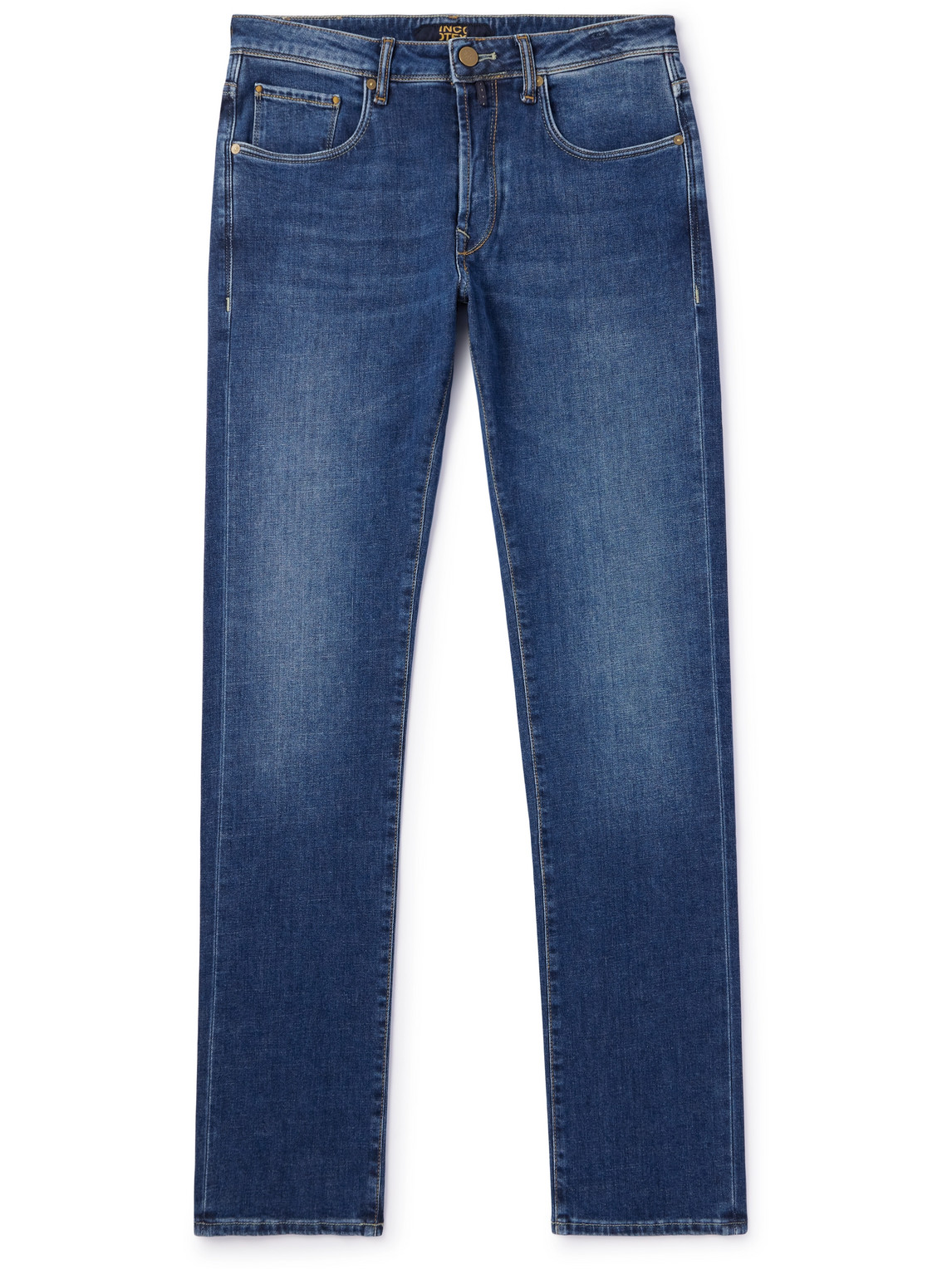 Incotex Straight-leg Jeans In Blue