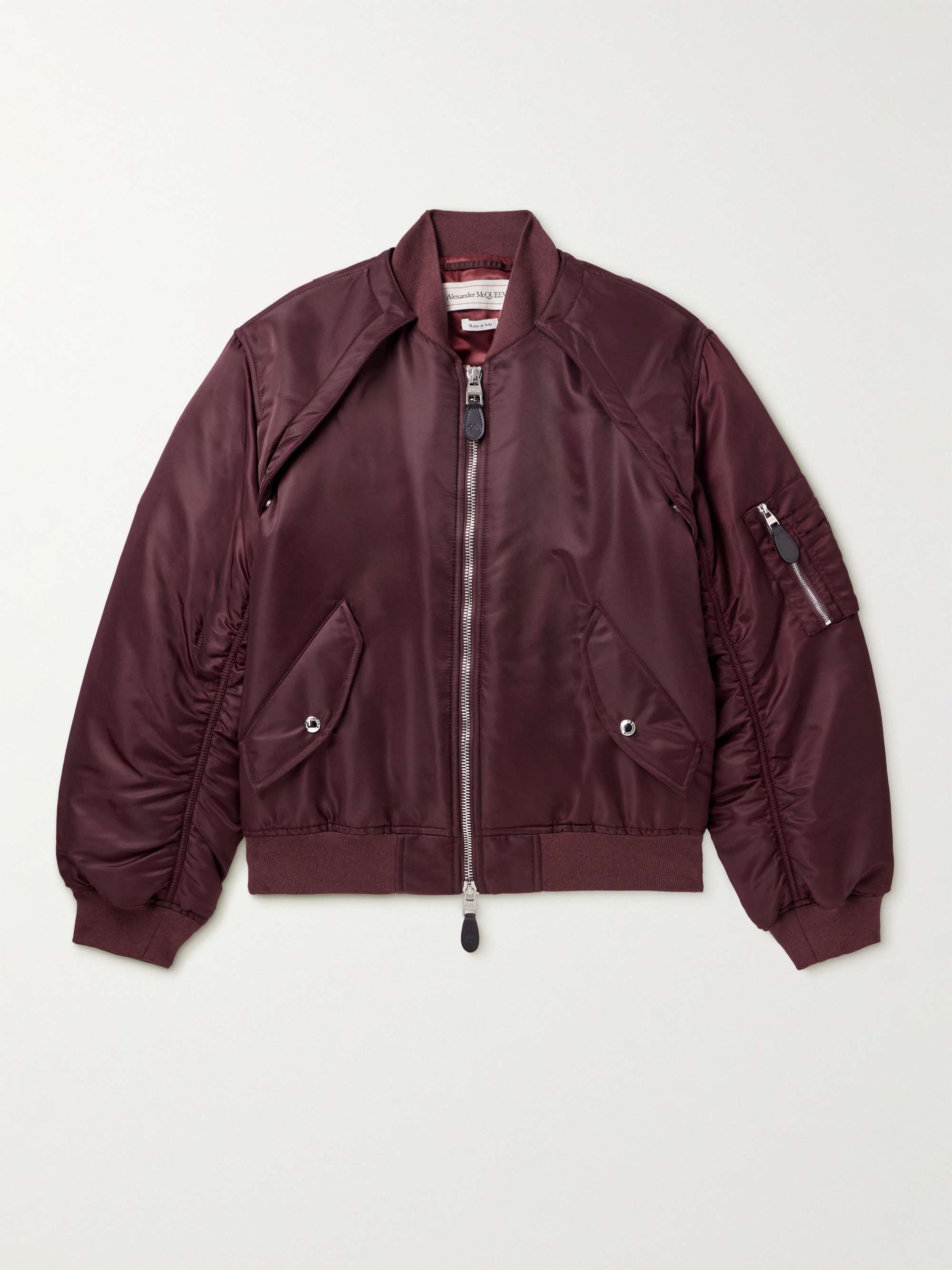 Alexander mcqueen leather outlet jacket mens