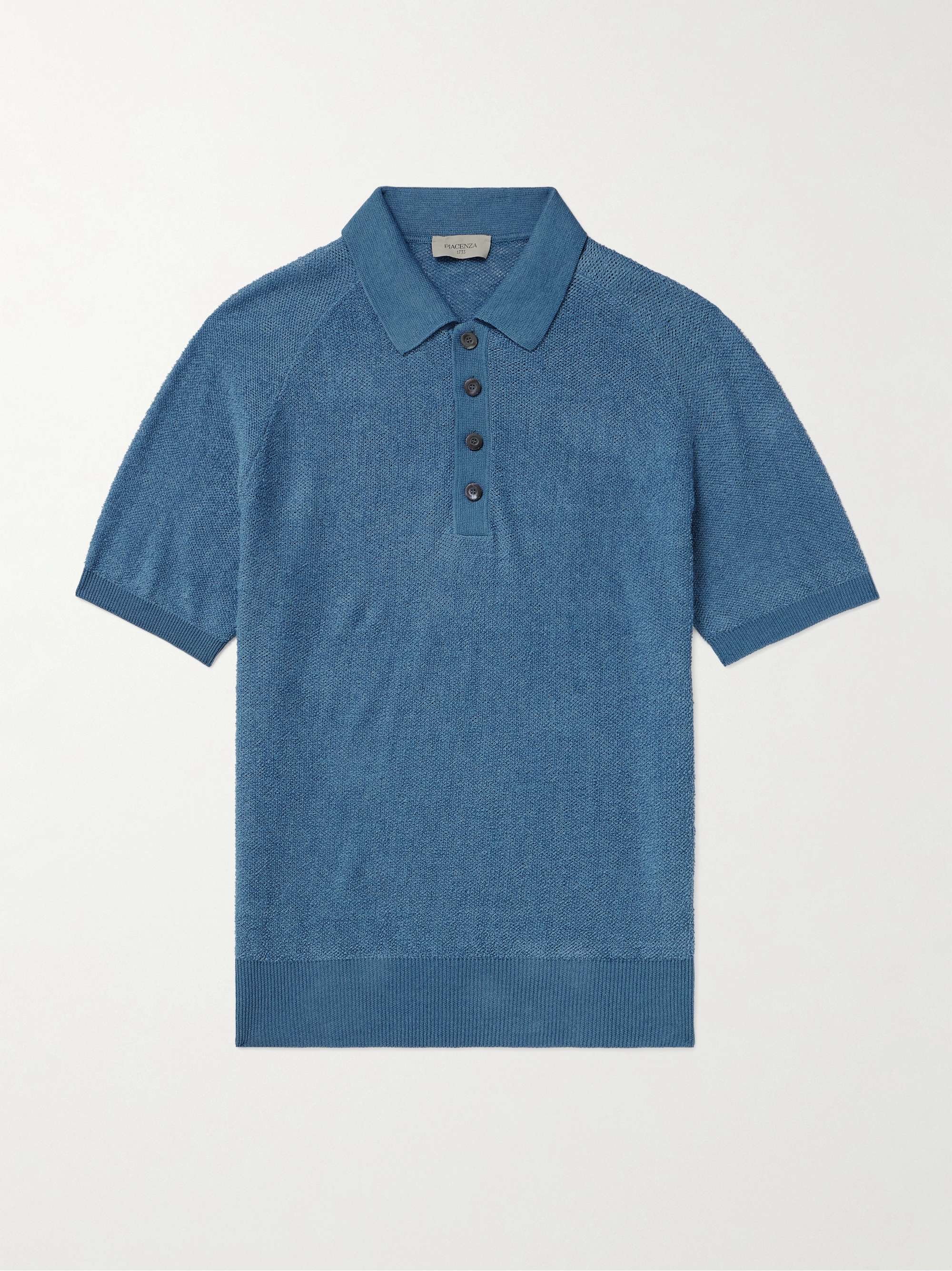 Lardini pointelle-knit wool cardigan - Blue