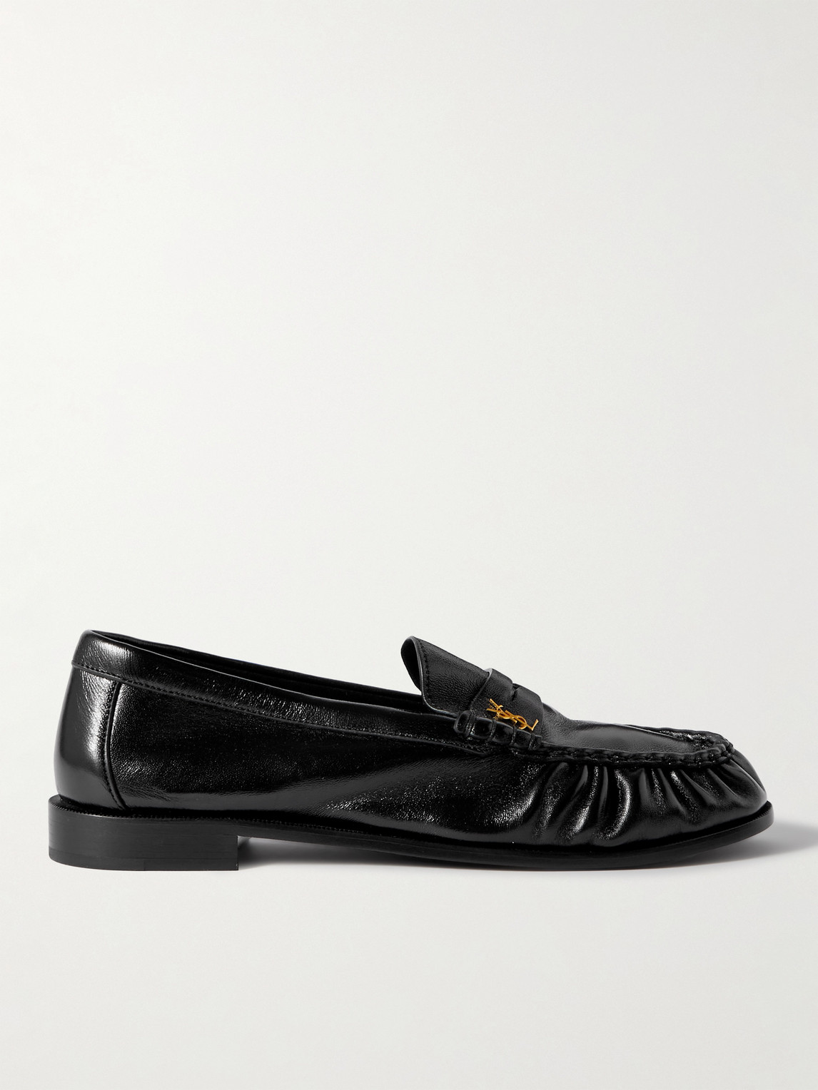 Saint Laurent Le Loafer Monogram Logo-Appliquéd Leather Penny Loafers - Men
