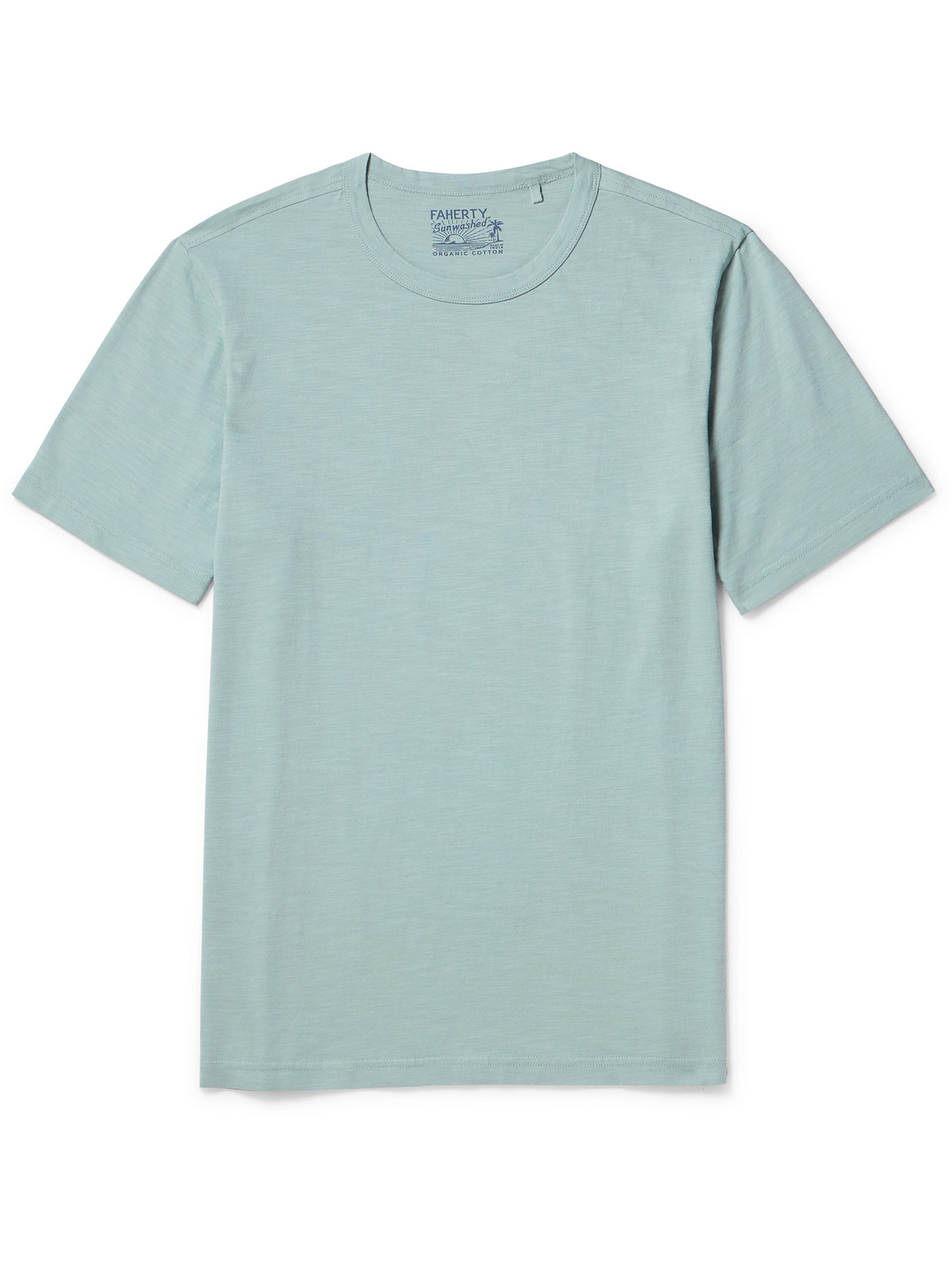 Sunwashed Organic Cotton-Jersey T-Shirt