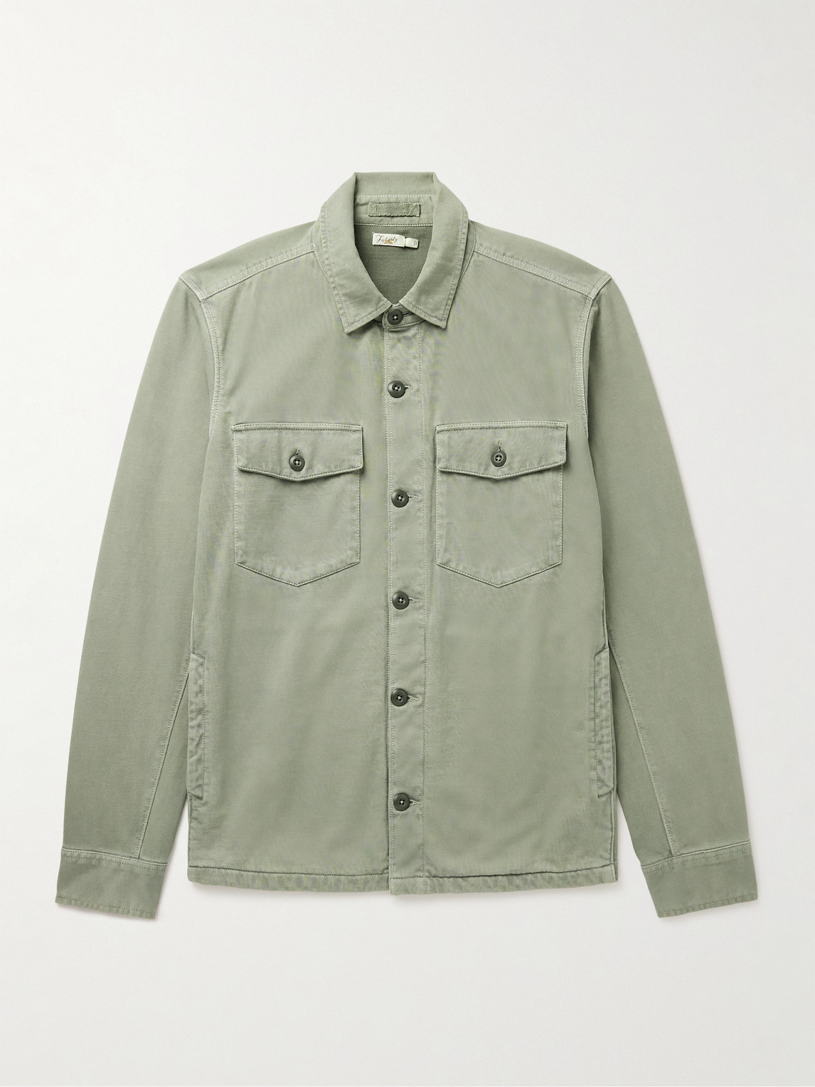 FAHERTY – Cotton-Jersey Shirt Jacket