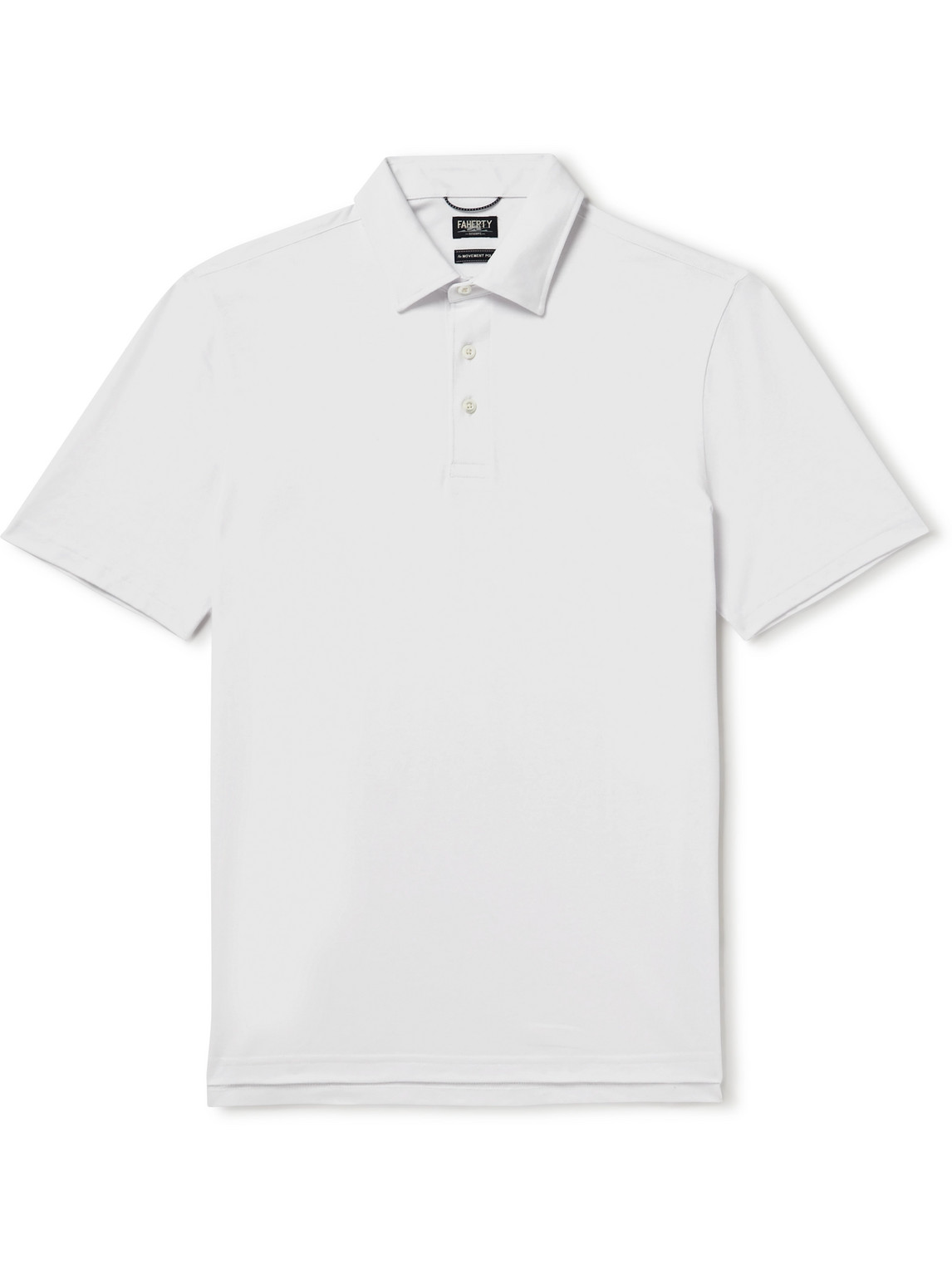 FAHERTY – Movement Pima Cotton-Blend Piqué Polo Shirt