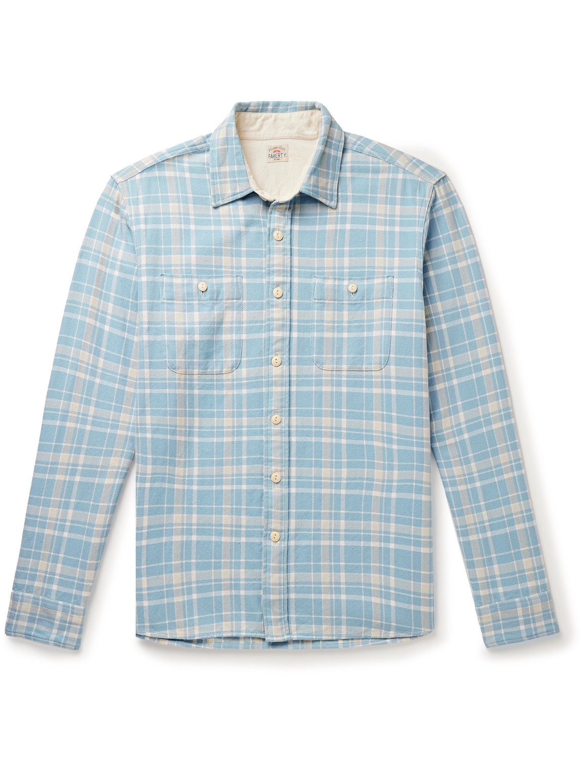 The Surf Checked Organic Cotton-Flannel Shirt
