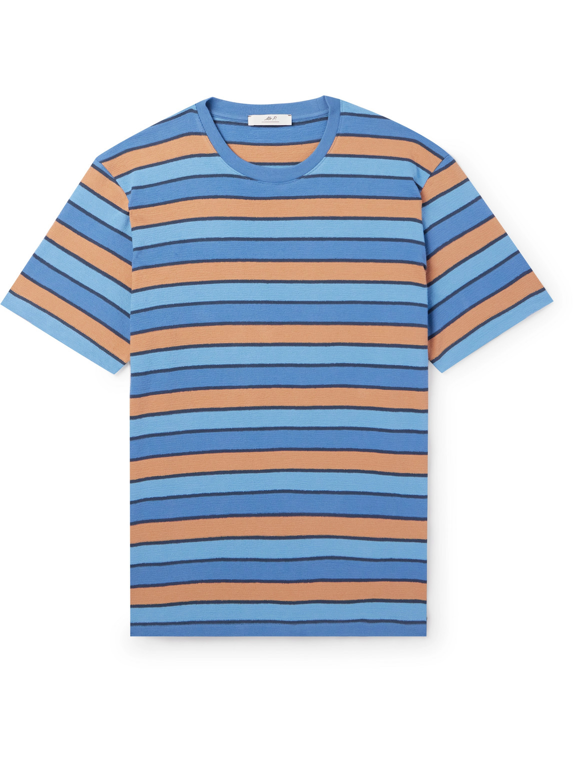 Striped Cotton-Jersey T-Shirt