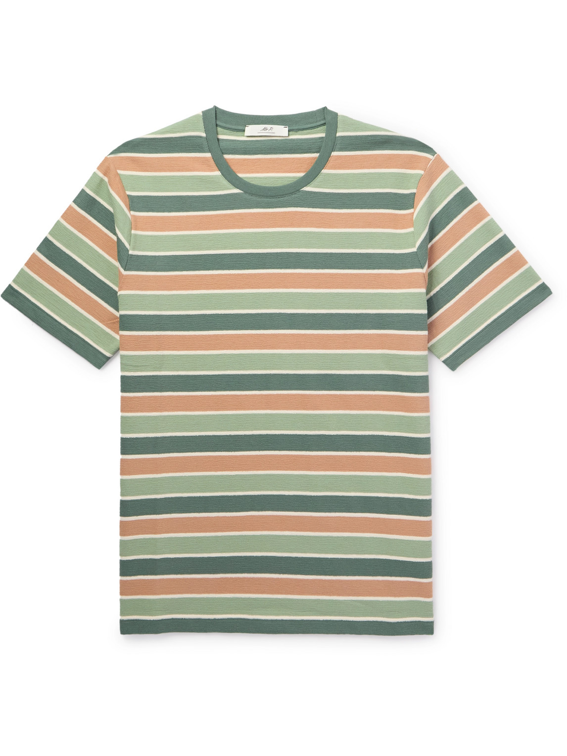 Striped Cotton-Jersey T-Shirt