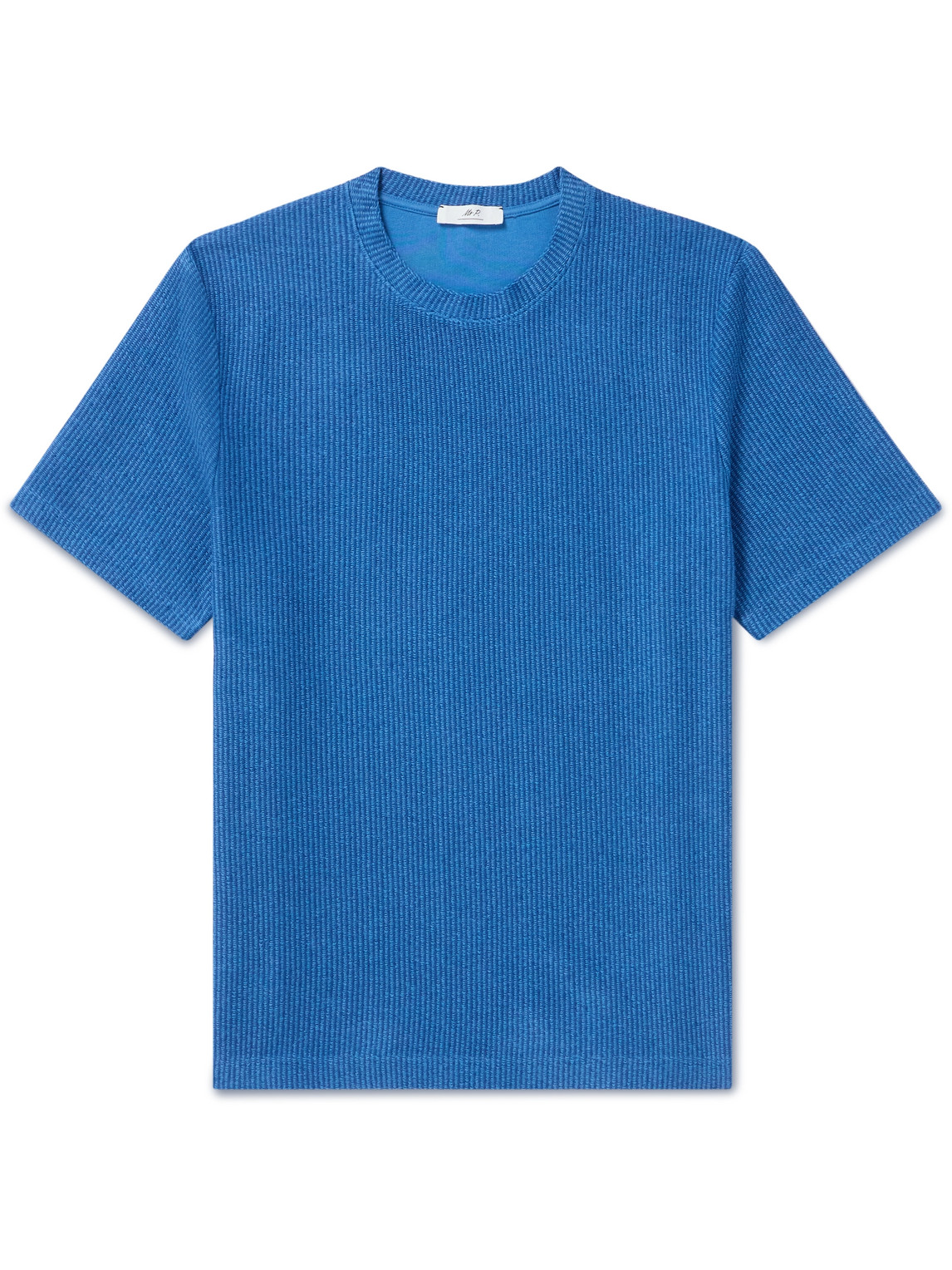 Textured Cotton T-Shirt