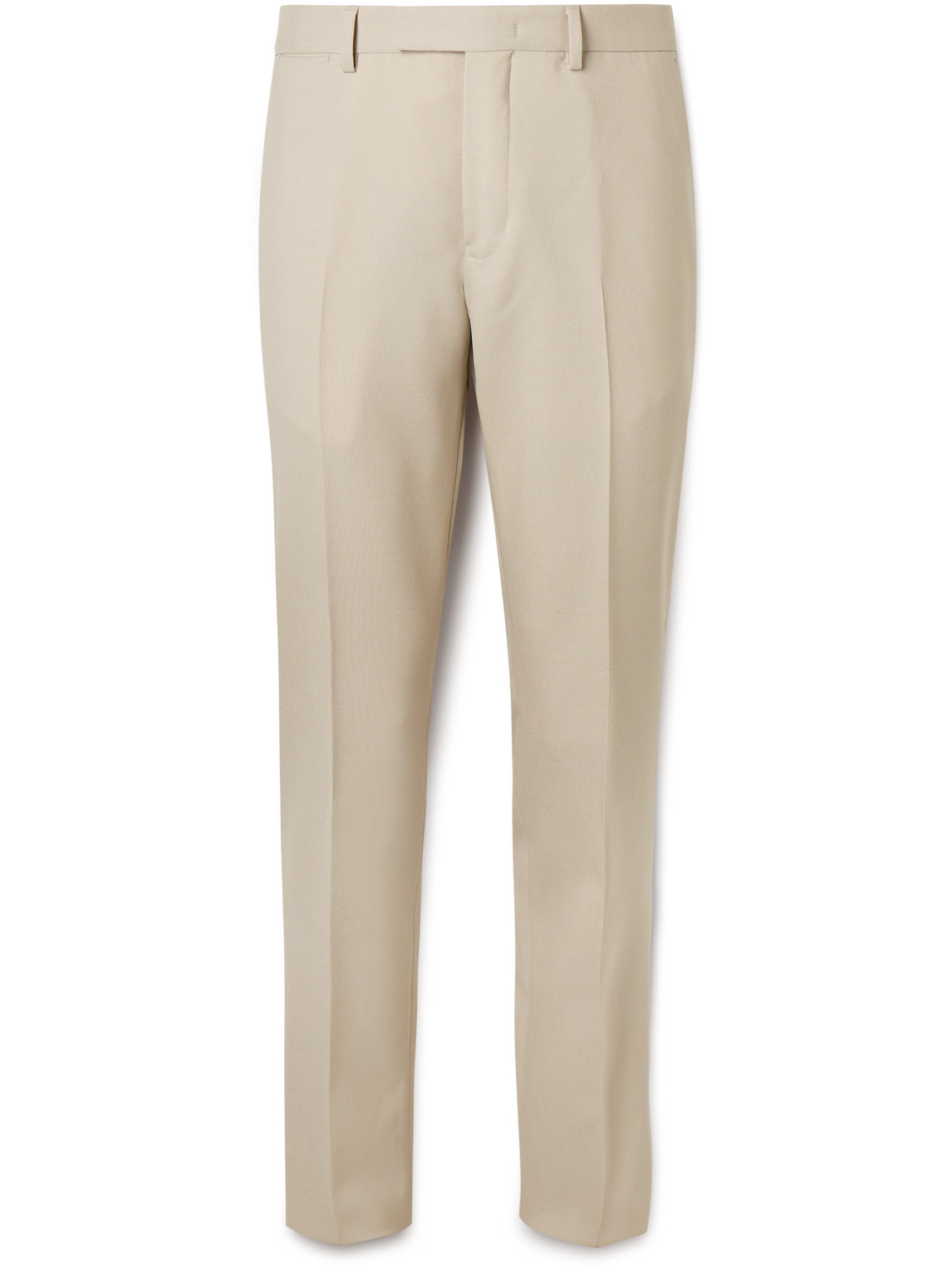 Mr P Phillip Straight-leg Wool And Mohair-blend Suit Trousers In Neutrals