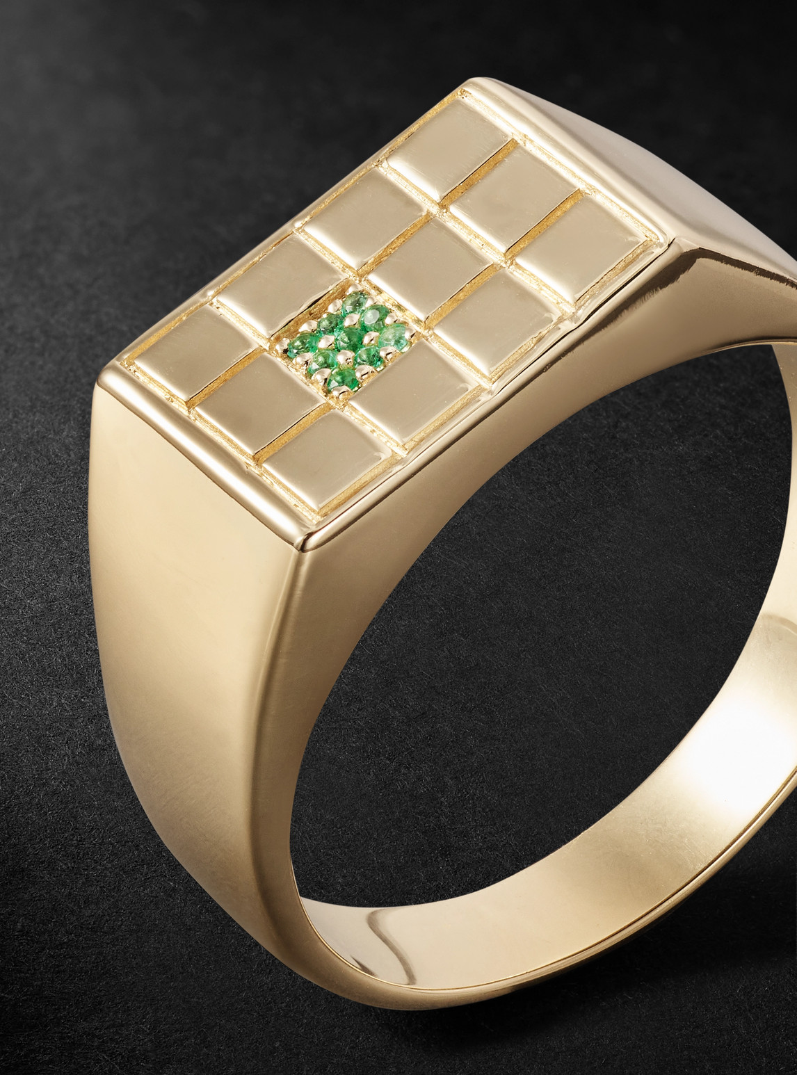 Shop Pattaraphan Chata 14-karat Gold Emerald Ring