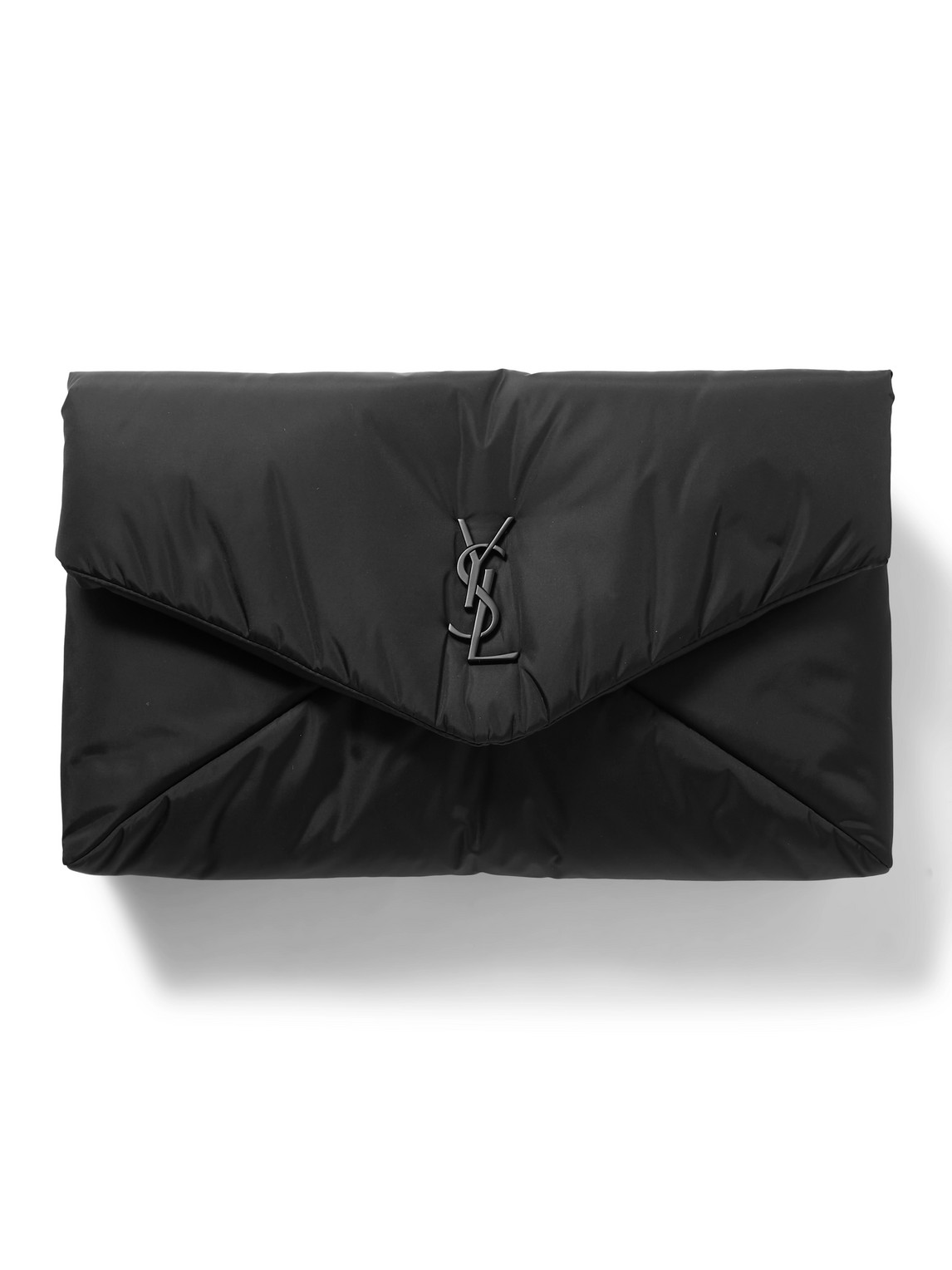 Cassandre Logo-Appliquéd Padded Shell Pouch