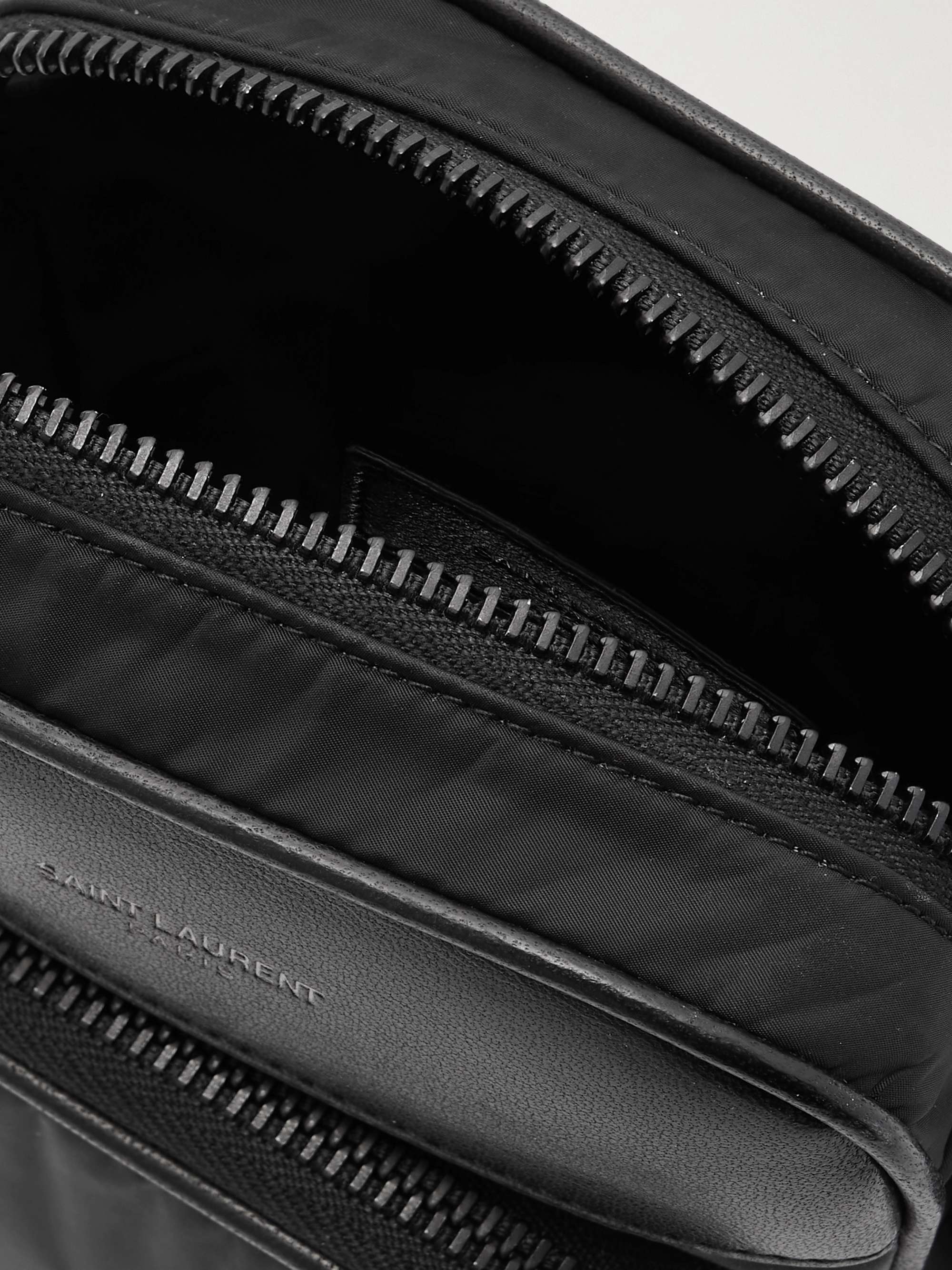 Shop Saint Laurent City Camera Bag In Econyl Regenerated