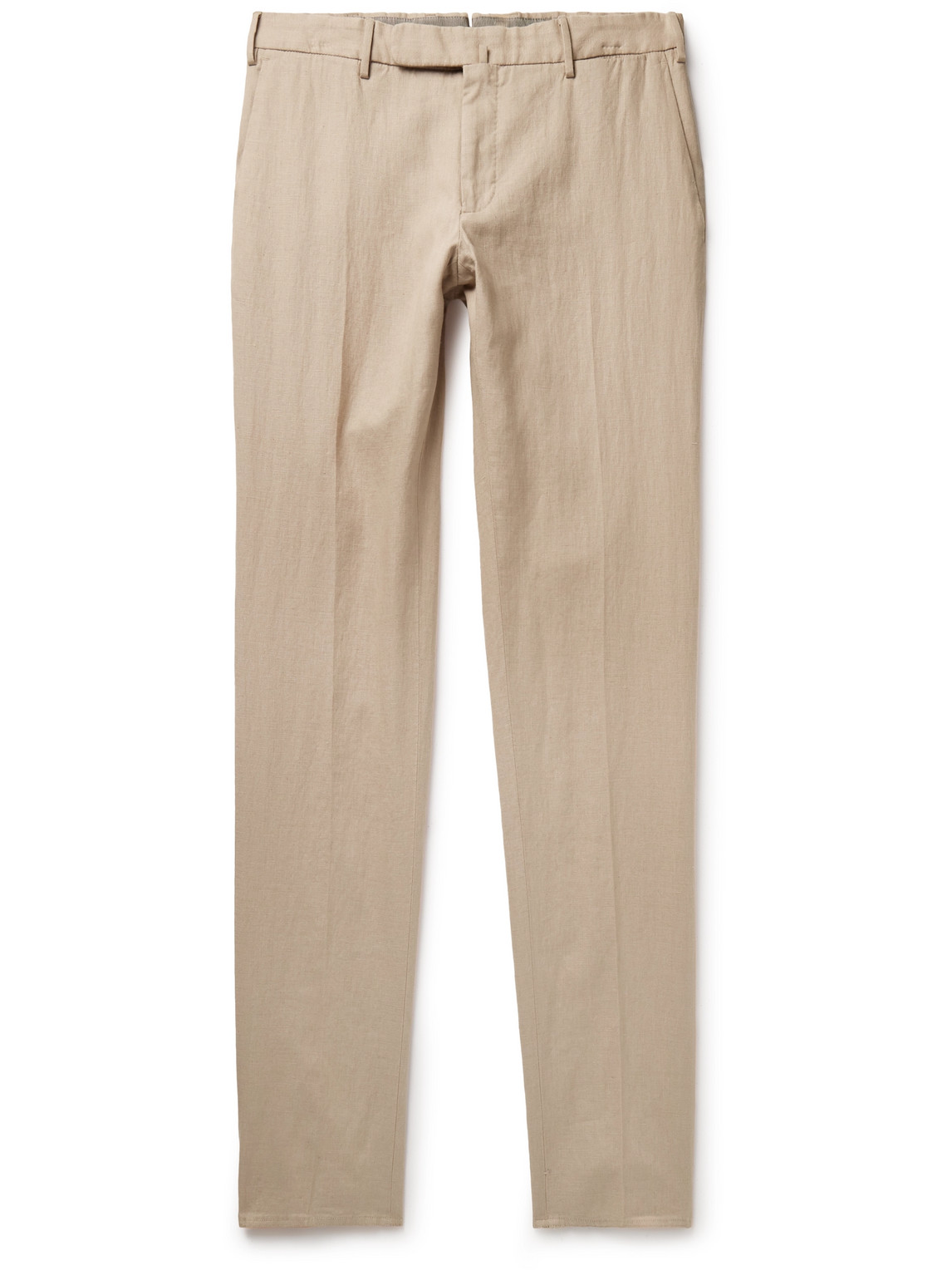Incotex Venezia 1951 Slim-fit Linen Trousers In Neutrals