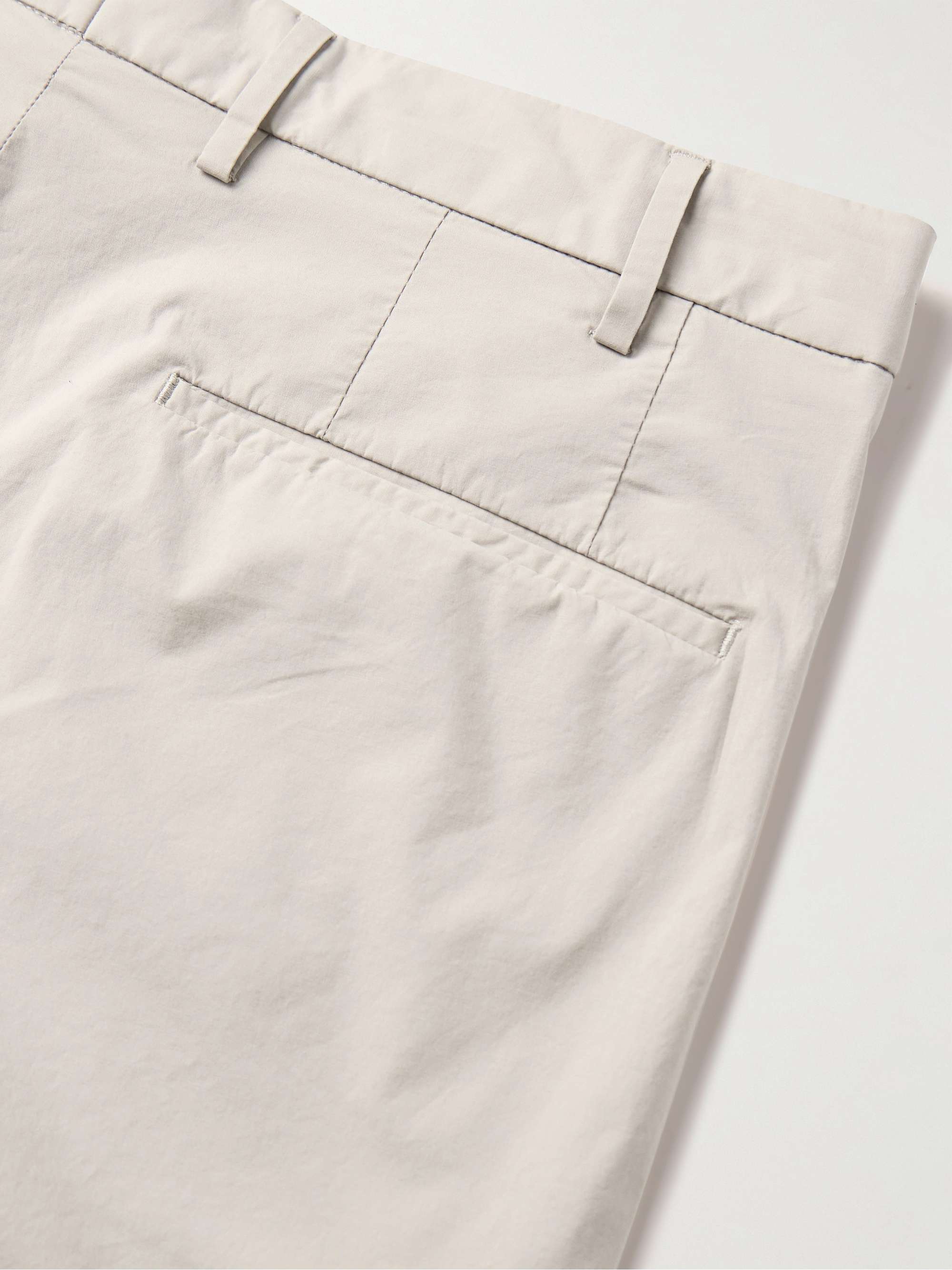 INCOTEX Bermuda slim-fit in popeline di cotone stretch