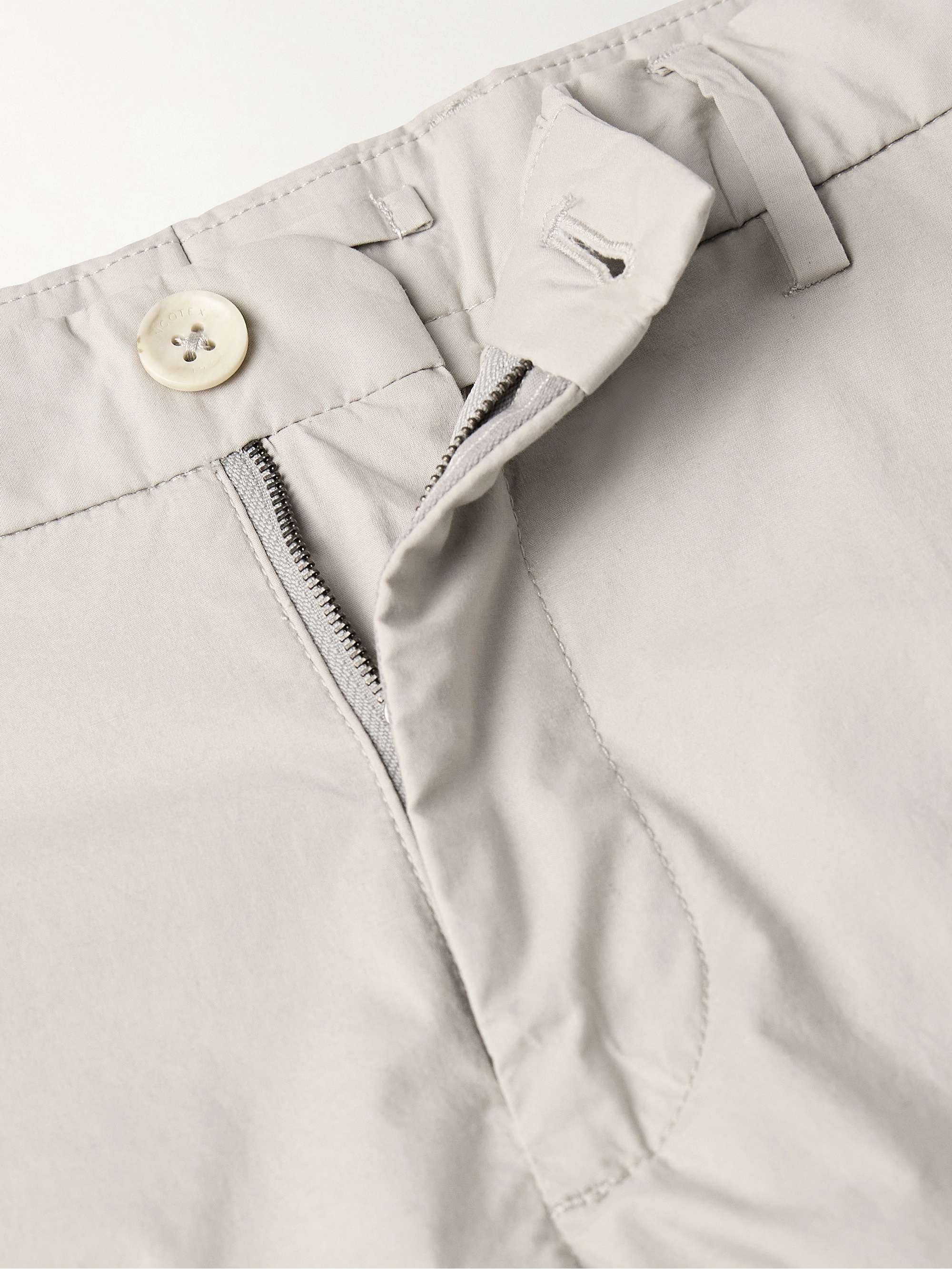 INCOTEX Bermuda slim-fit in popeline di cotone stretch