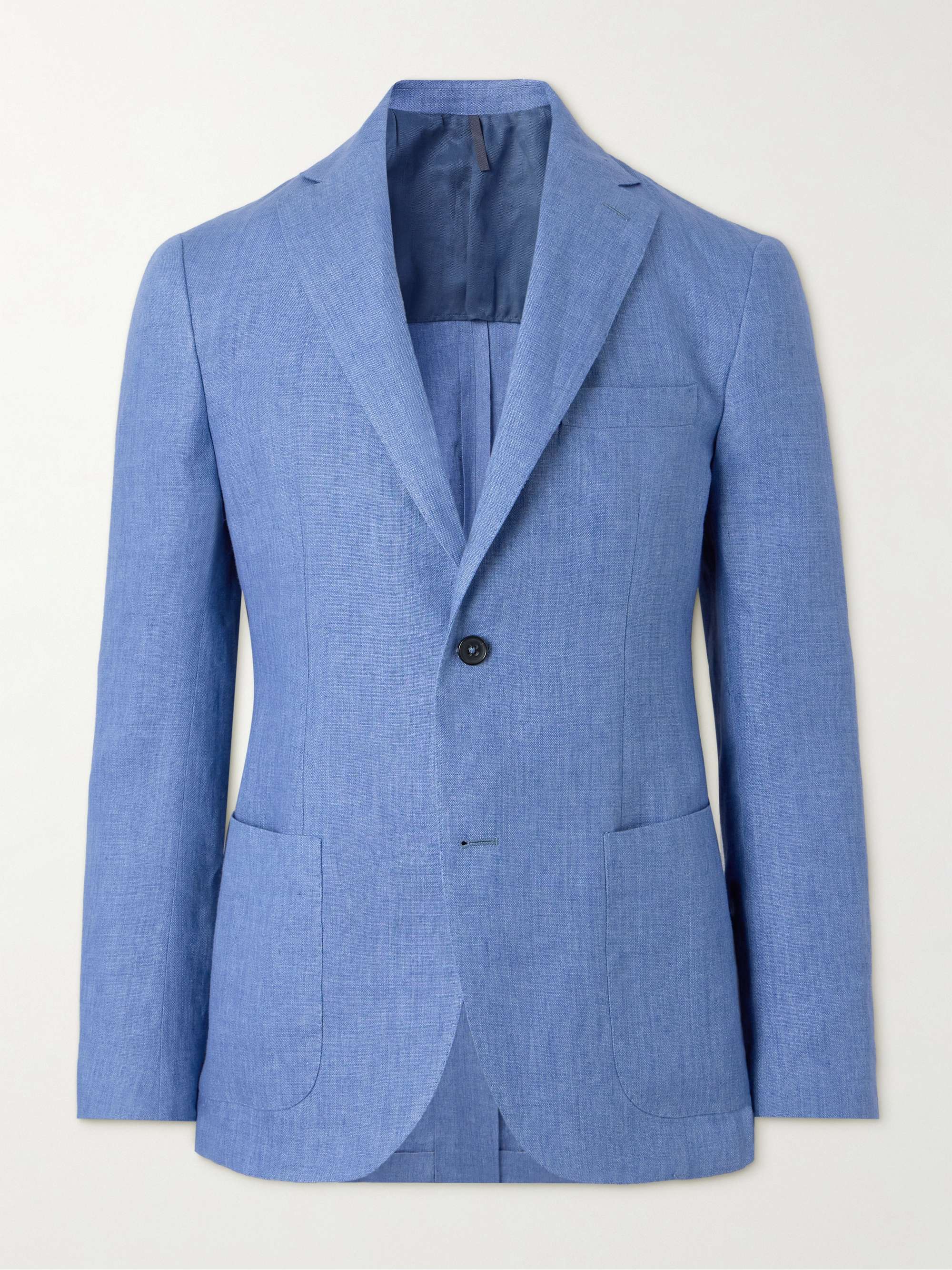 INCOTEX Slim-Fit Unstructured Linen Blazer for Men | MR PORTER