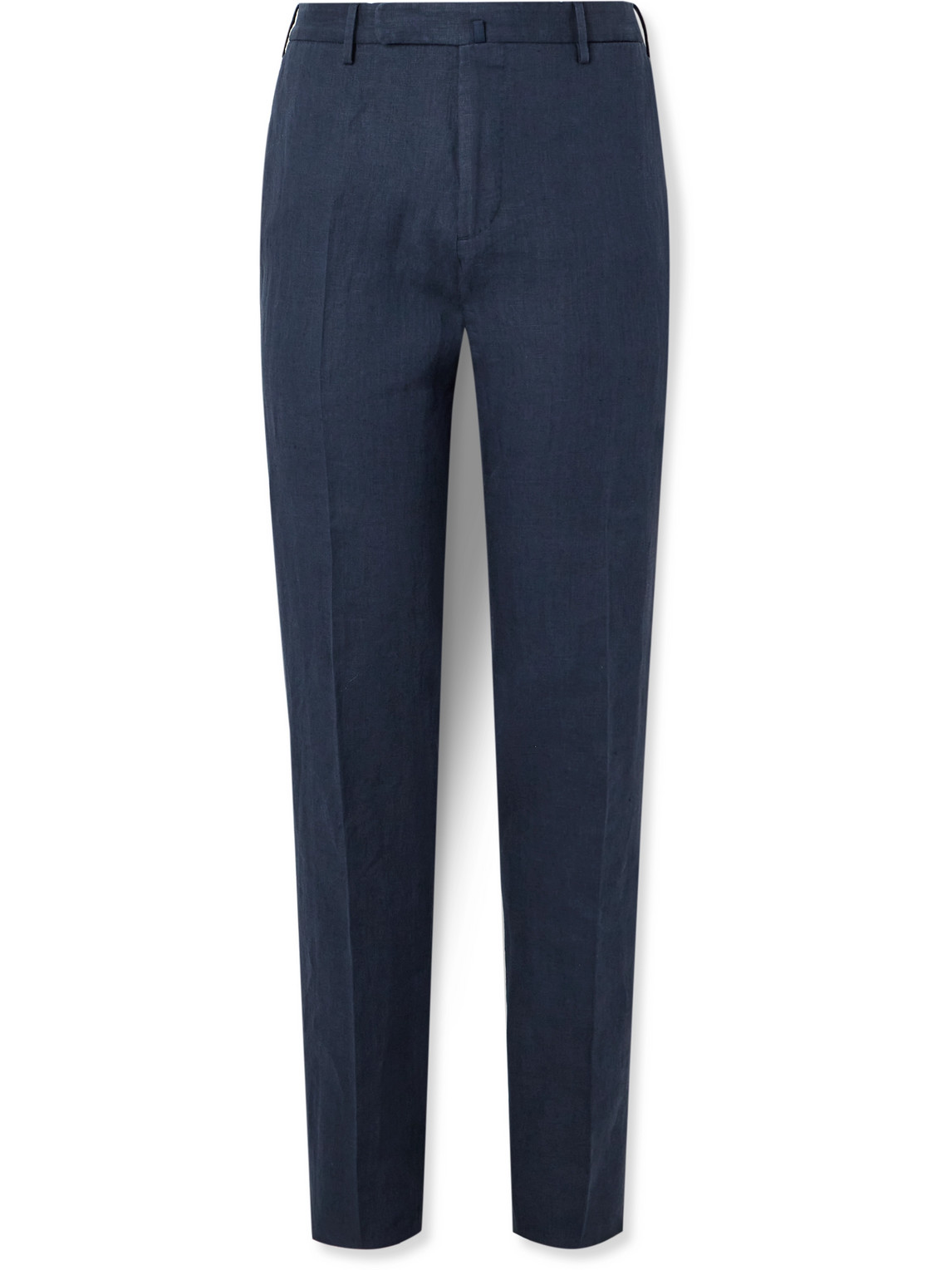 Incotex - Pleated Linen Trousers - Men - Blue - IT 60