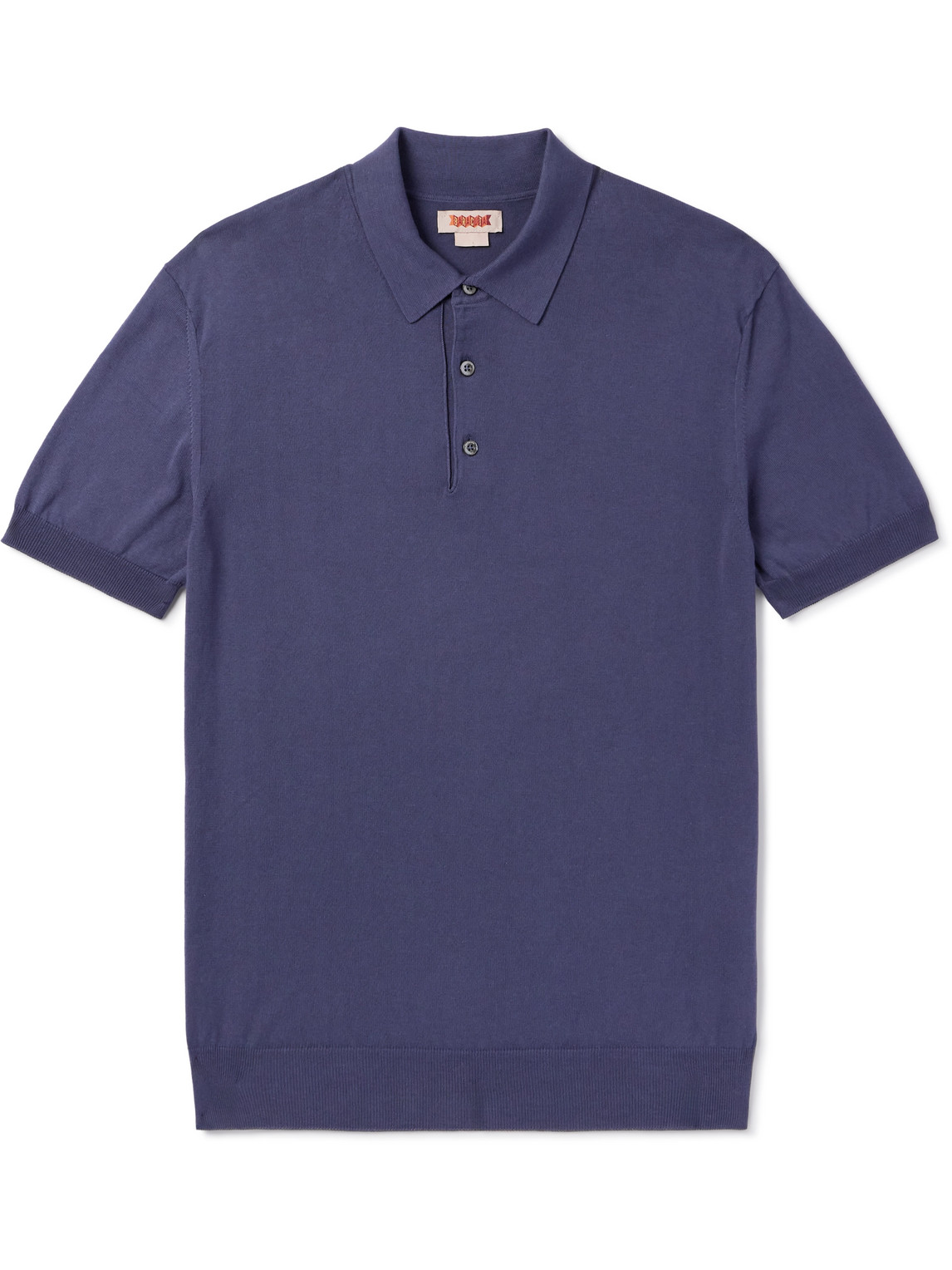 Baracuta Cotton Polo Shirt In Blue