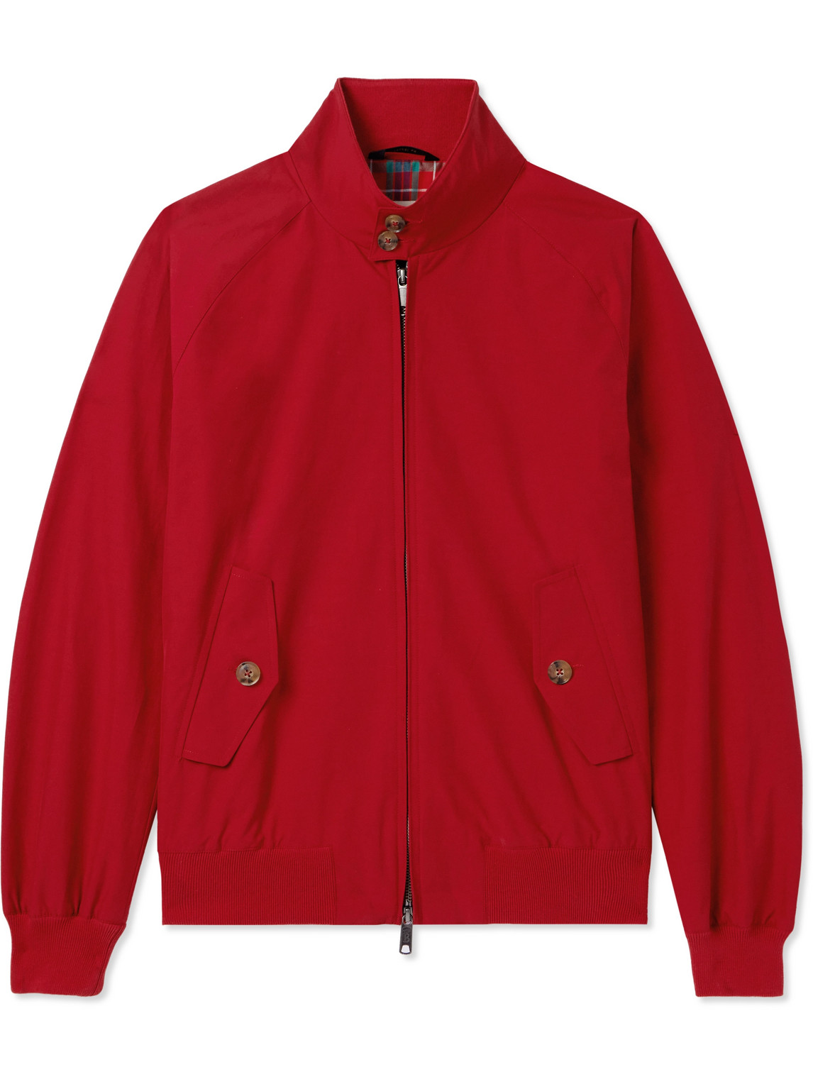 Baracuta G9 Cotton-blend Harrington Jacket In Red