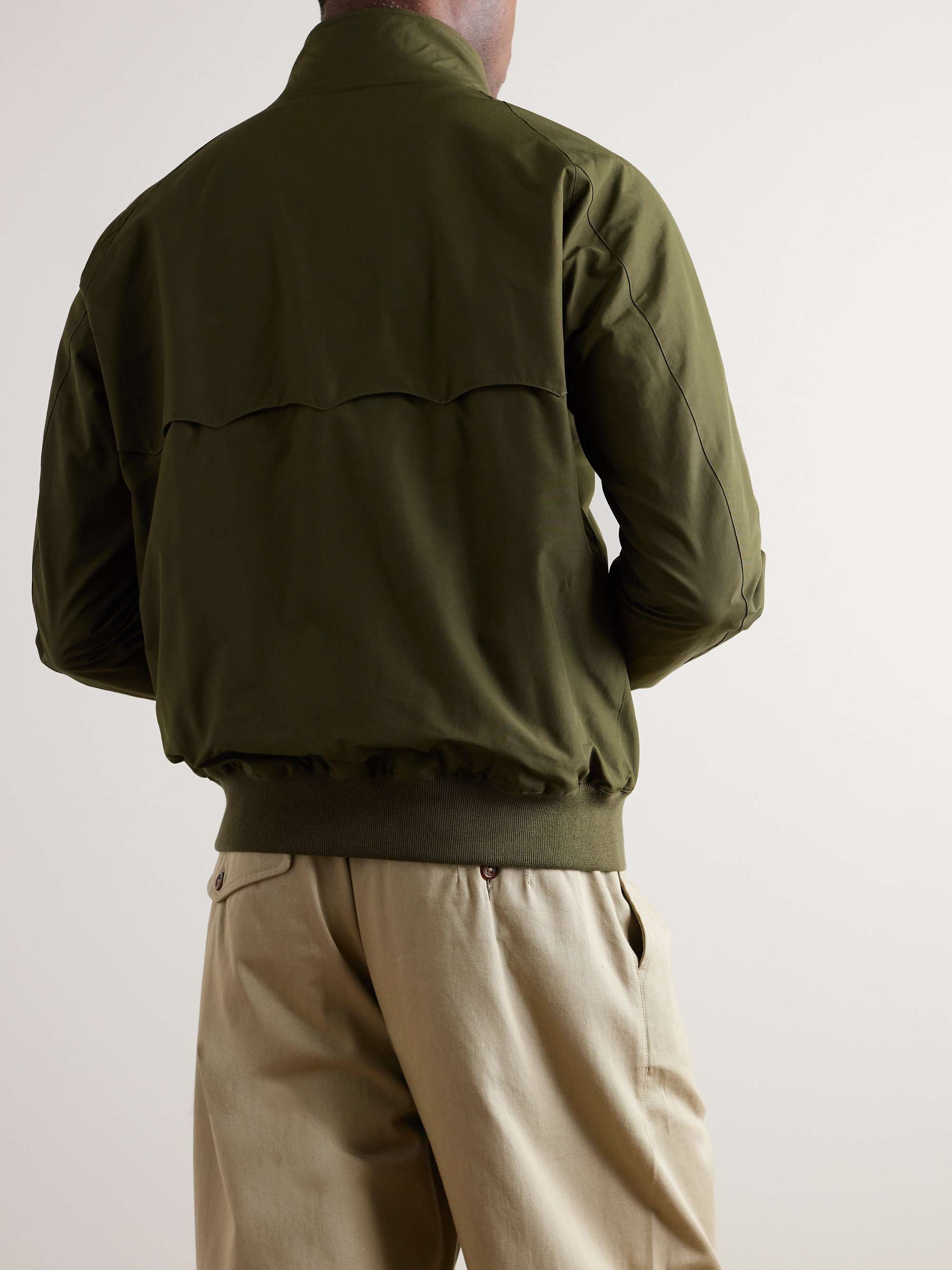 BARACUTA G9 Cotton-Blend Harrington Jacket