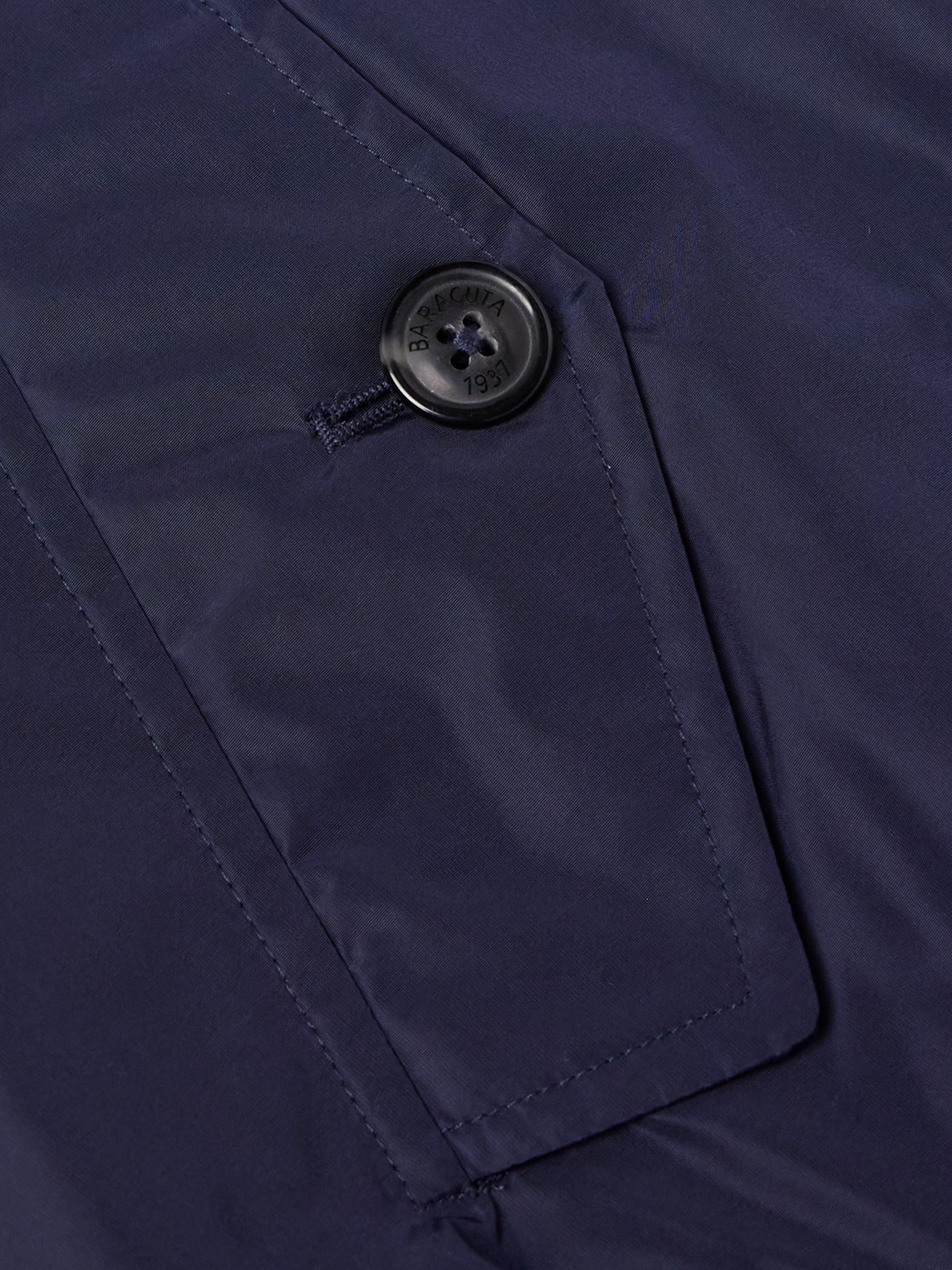 Shop Baracuta Reversible Shell Harrington Jacket In Blue