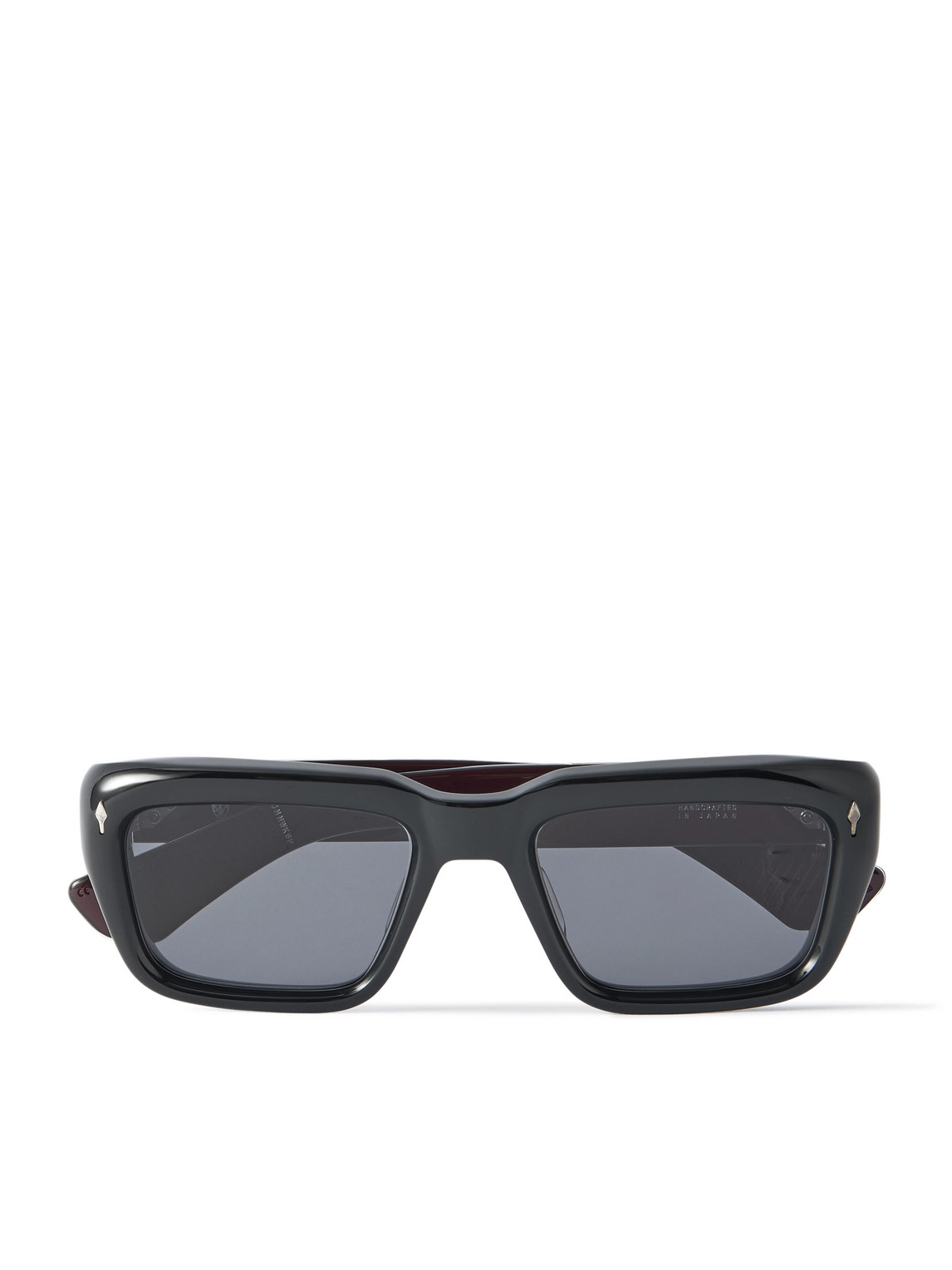 Jacques Marie Mage Walker Rectangular-frame Acetate Sunglasses In Black