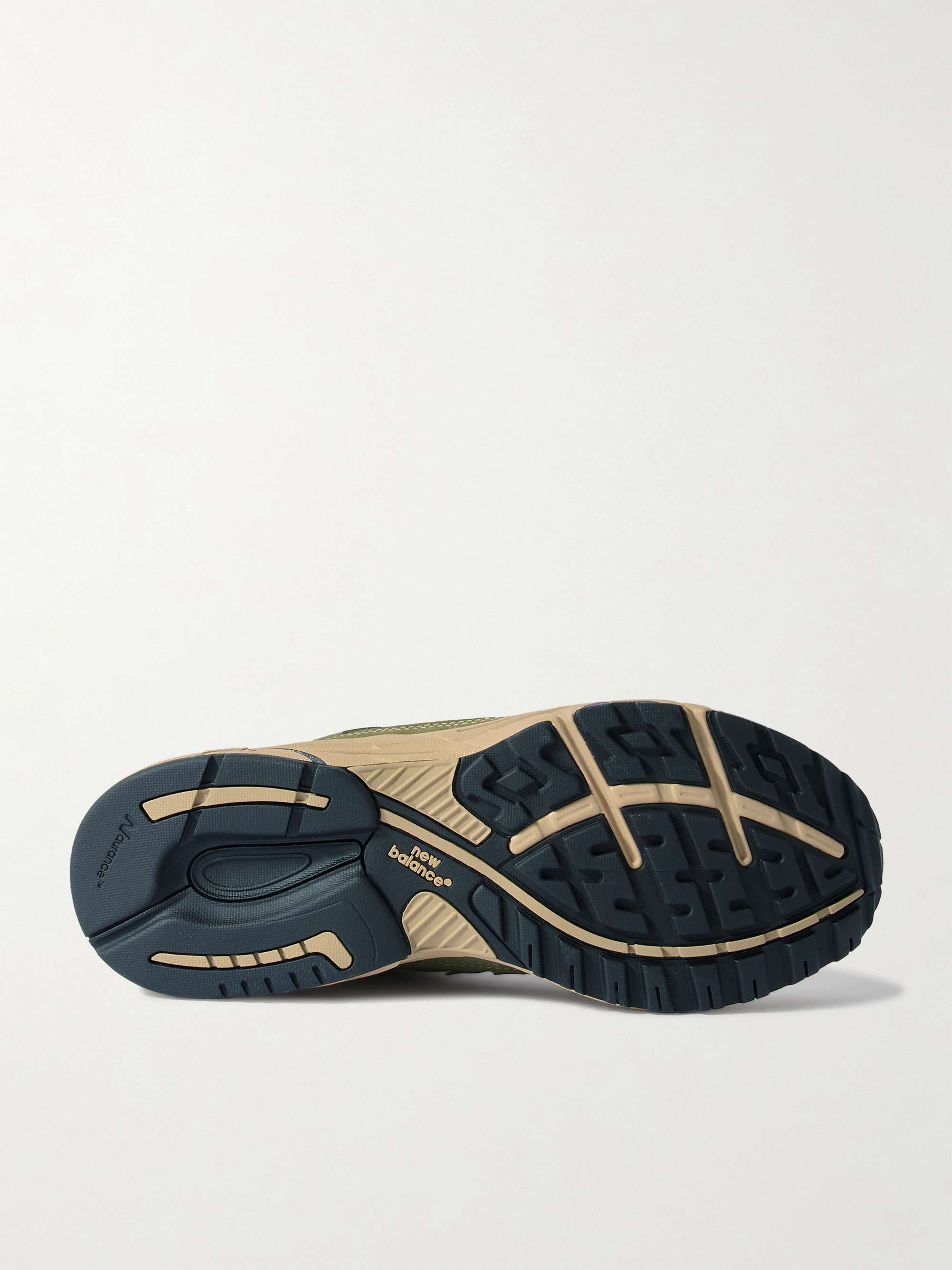 NEW BALANCE 993 Leather-Trimmed Mesh and Suede Sneakers for