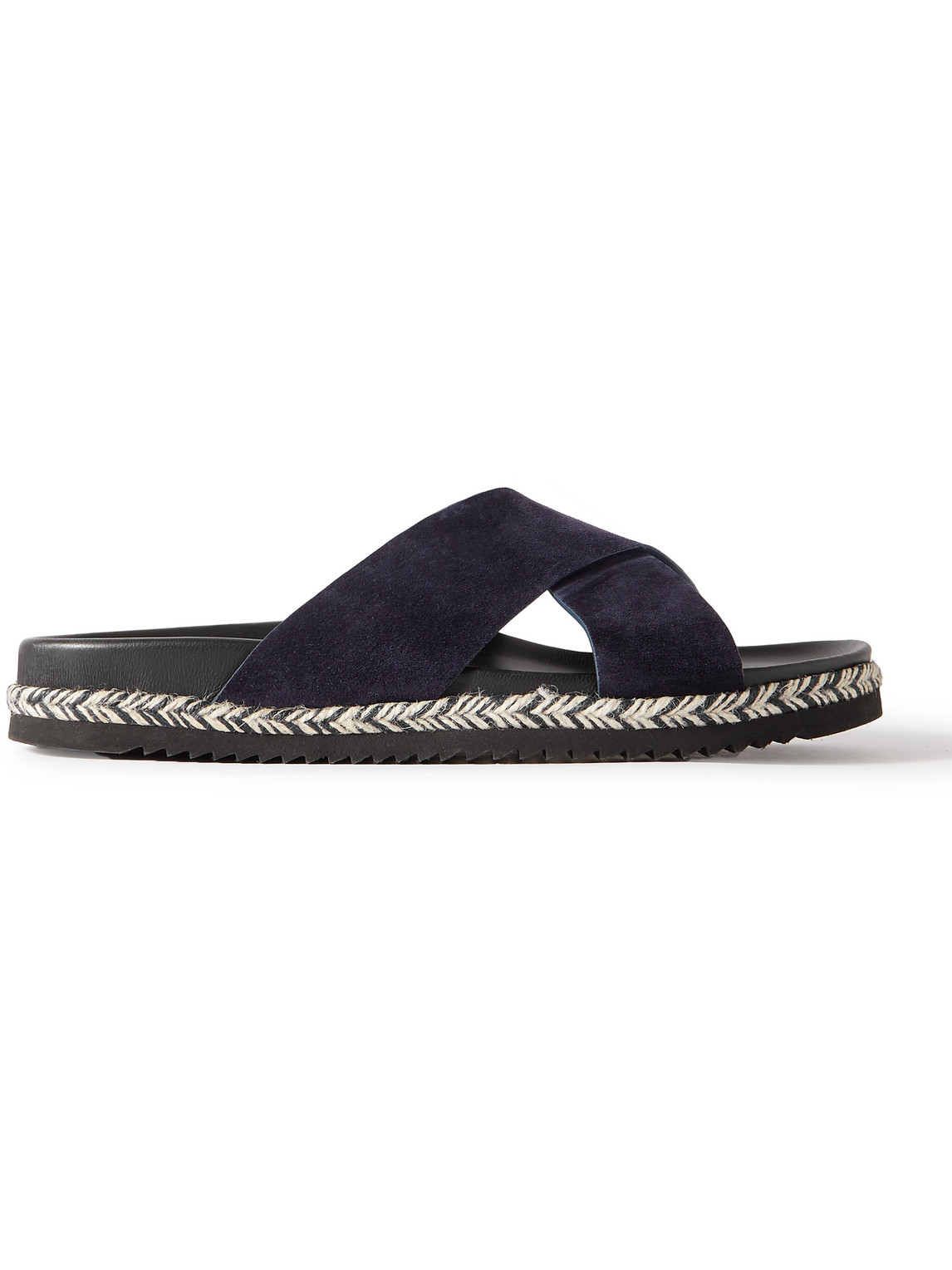 Frescobol Carioca - Breno Suede Sandals - Men - Blue - EU 41