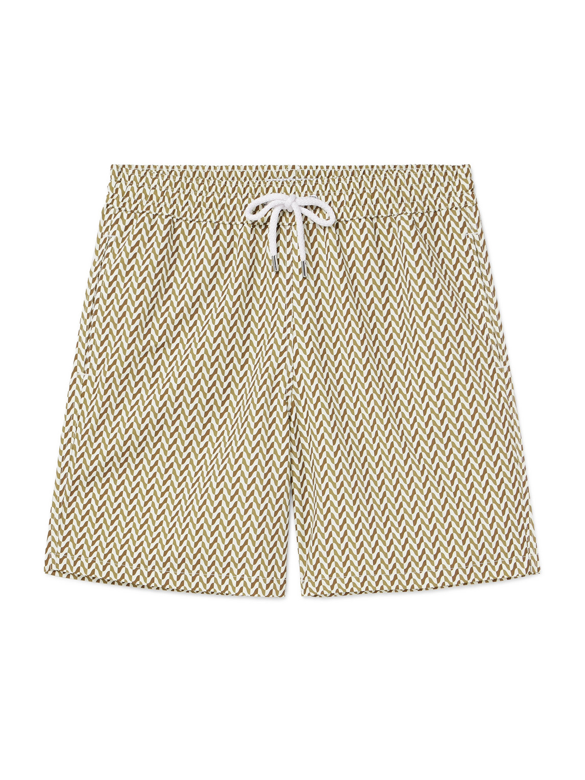 Copacabana Straight-Leg Long-Length Printed Recycled Swim Shorts