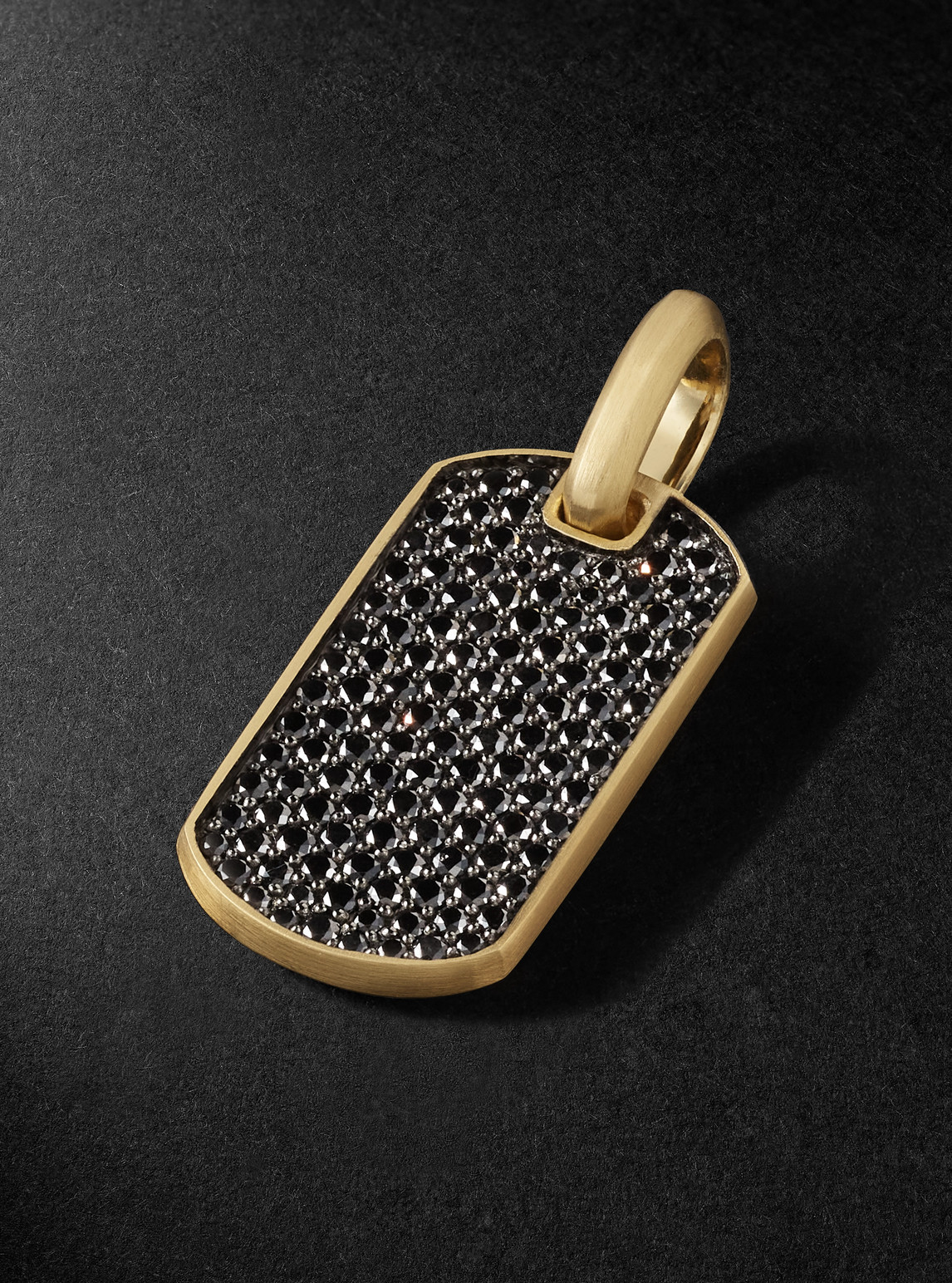 David Yurman Chevron Gold Diamond Pendant - Men