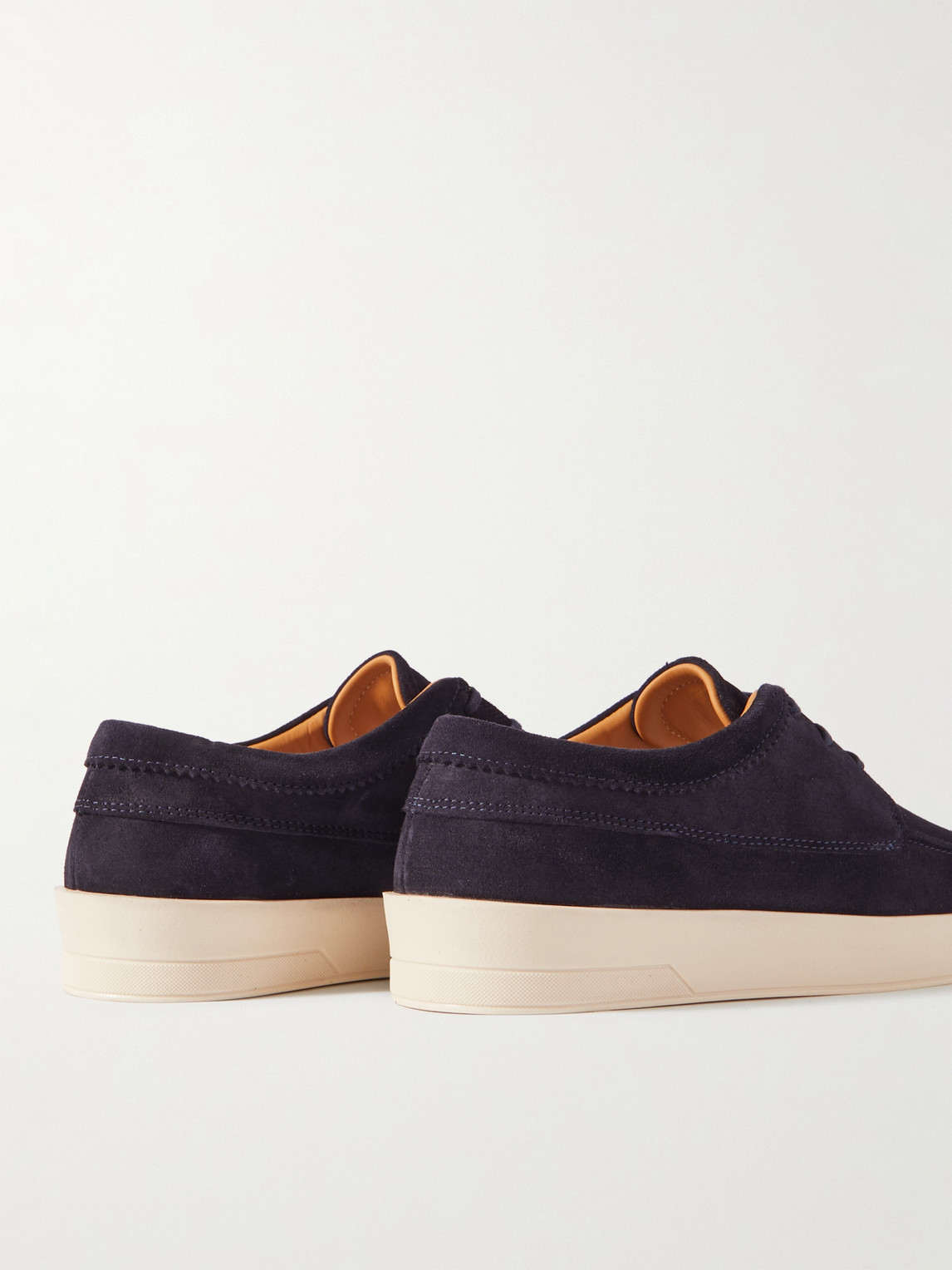 Shop Mr P Peter Suede Derby Shoes In Blue