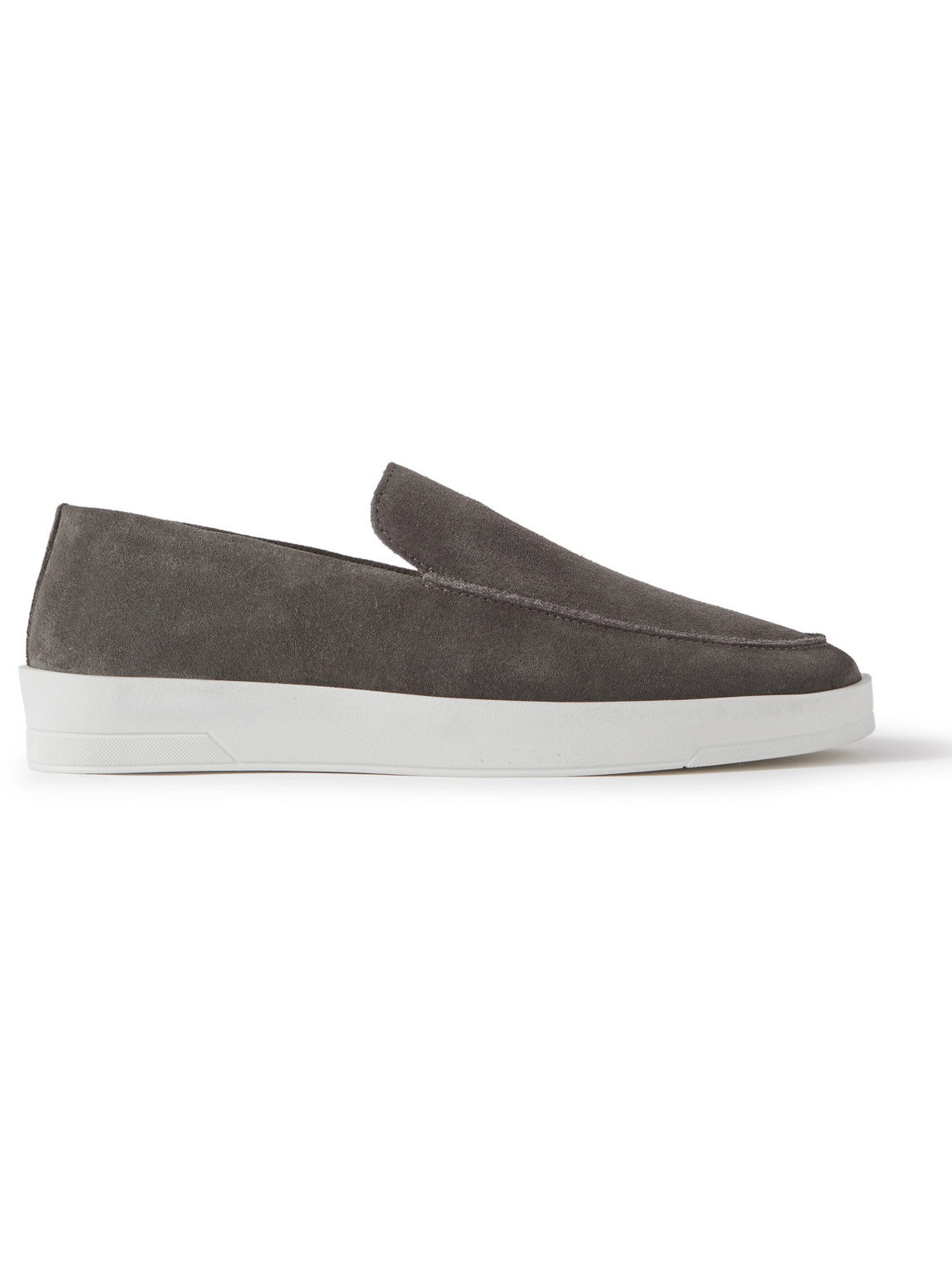Mr P. Peter Suede Loafers In Gray