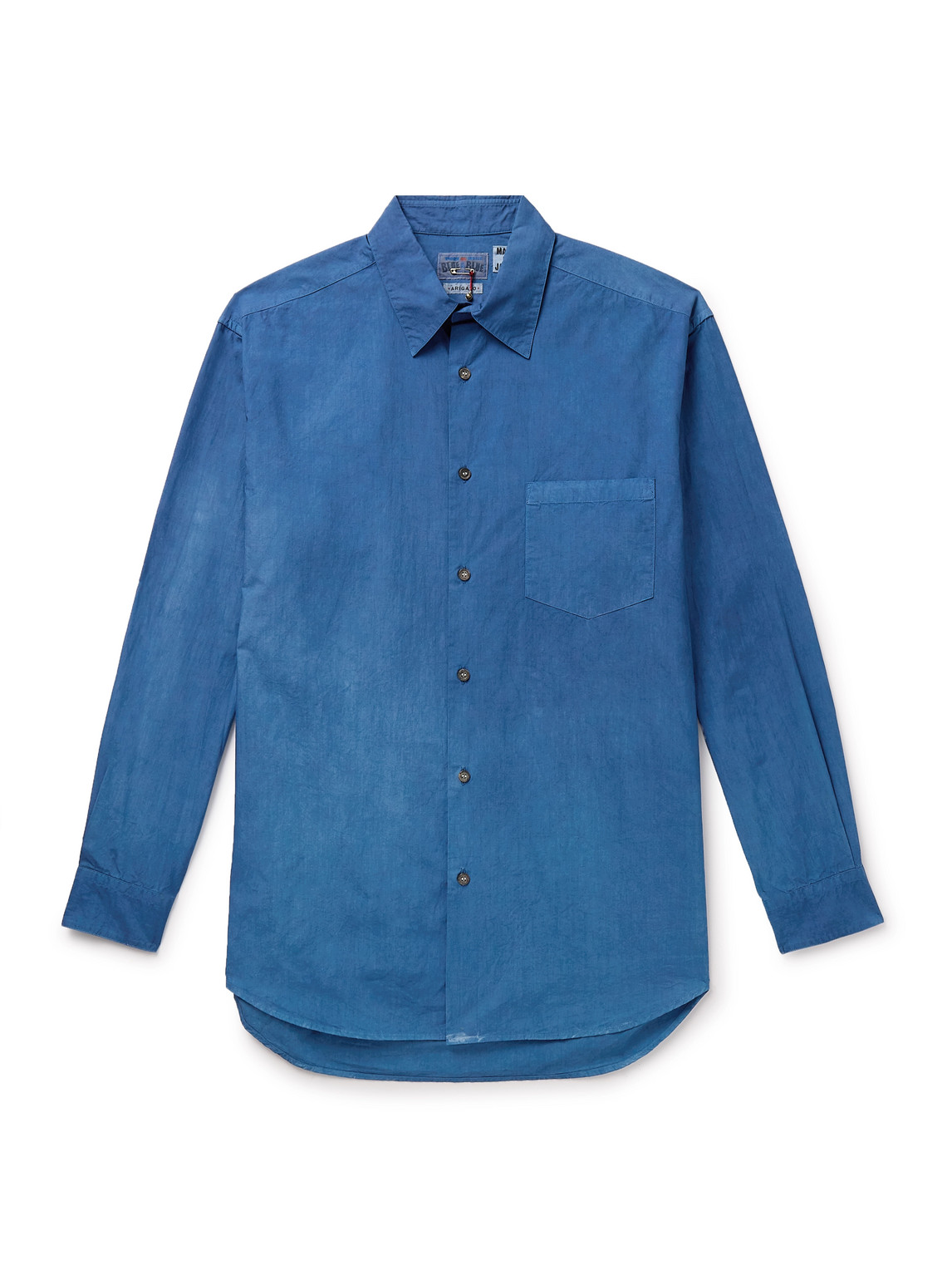 Blue Blue Japan Cotton-chambray Shirt In Blue