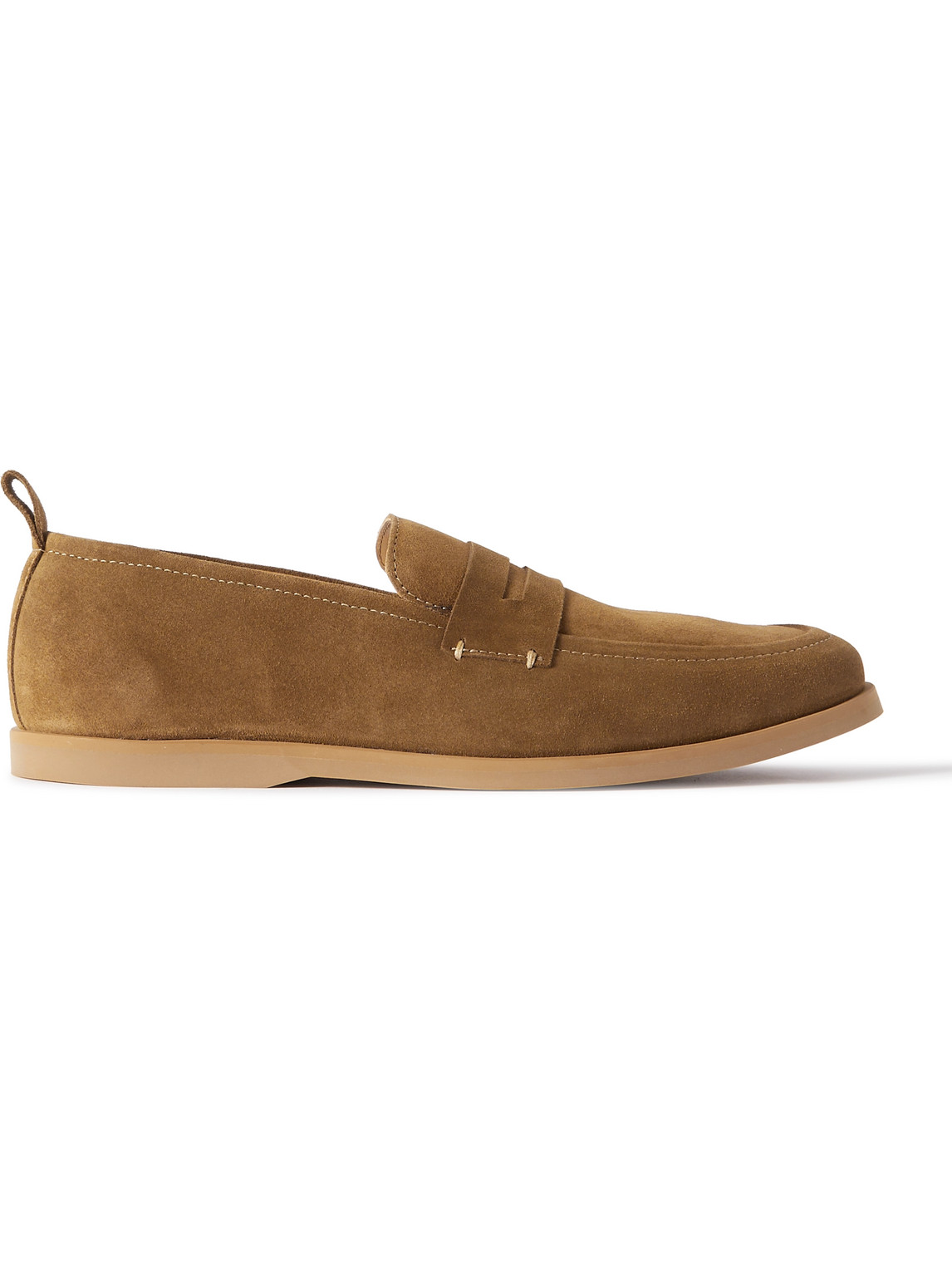 Leo Suede Penny Loafers