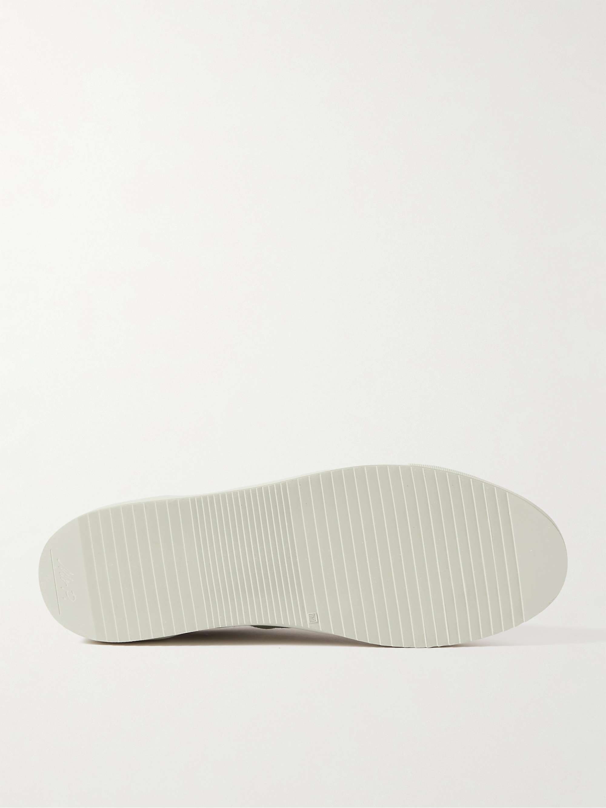 MR P. Suede-Trimmed Canvas Sneakers