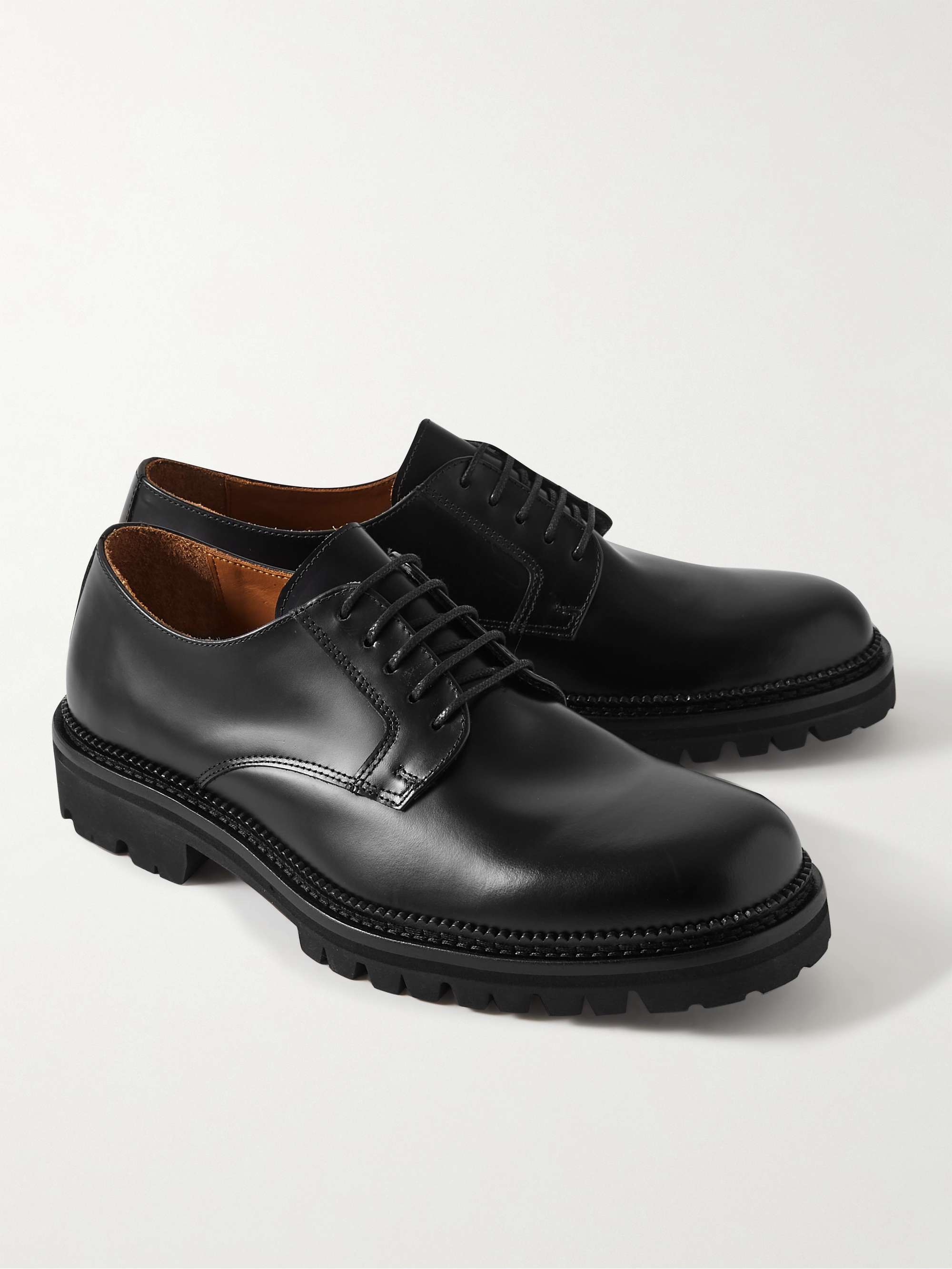 MR P. Jacques Leather Derby Shoes for Men | MR PORTER