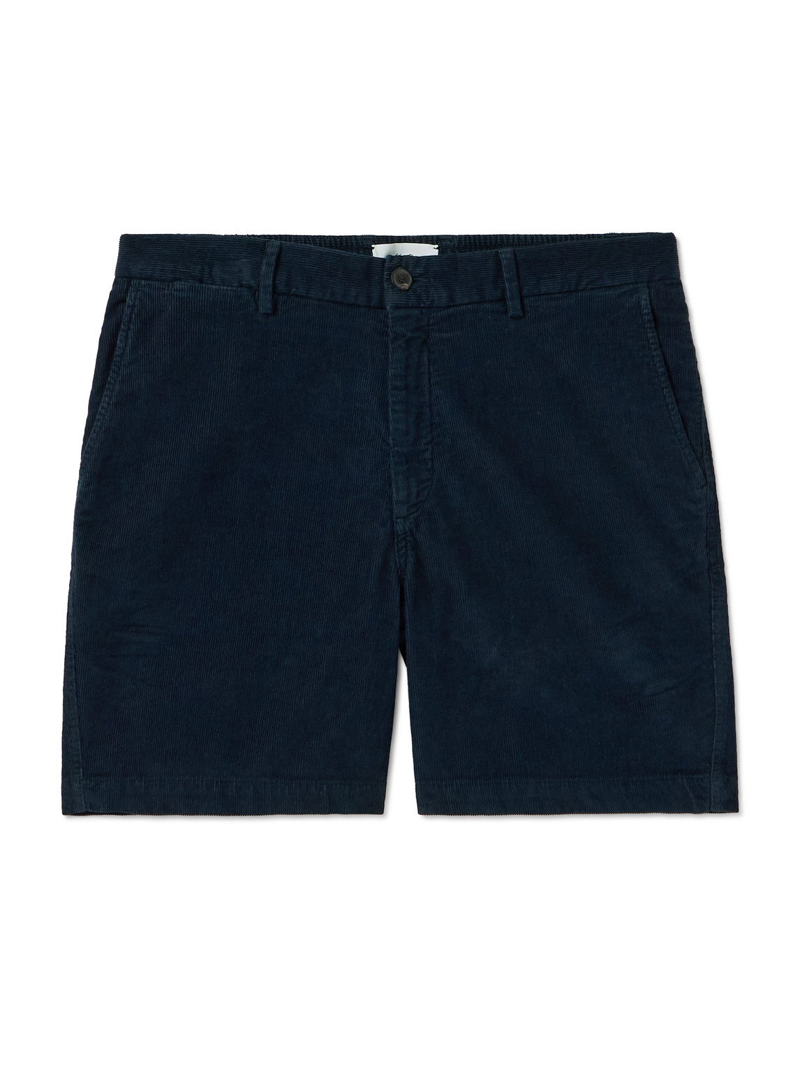 Straight-Leg Organic Cotton-Blend Corduroy Shorts