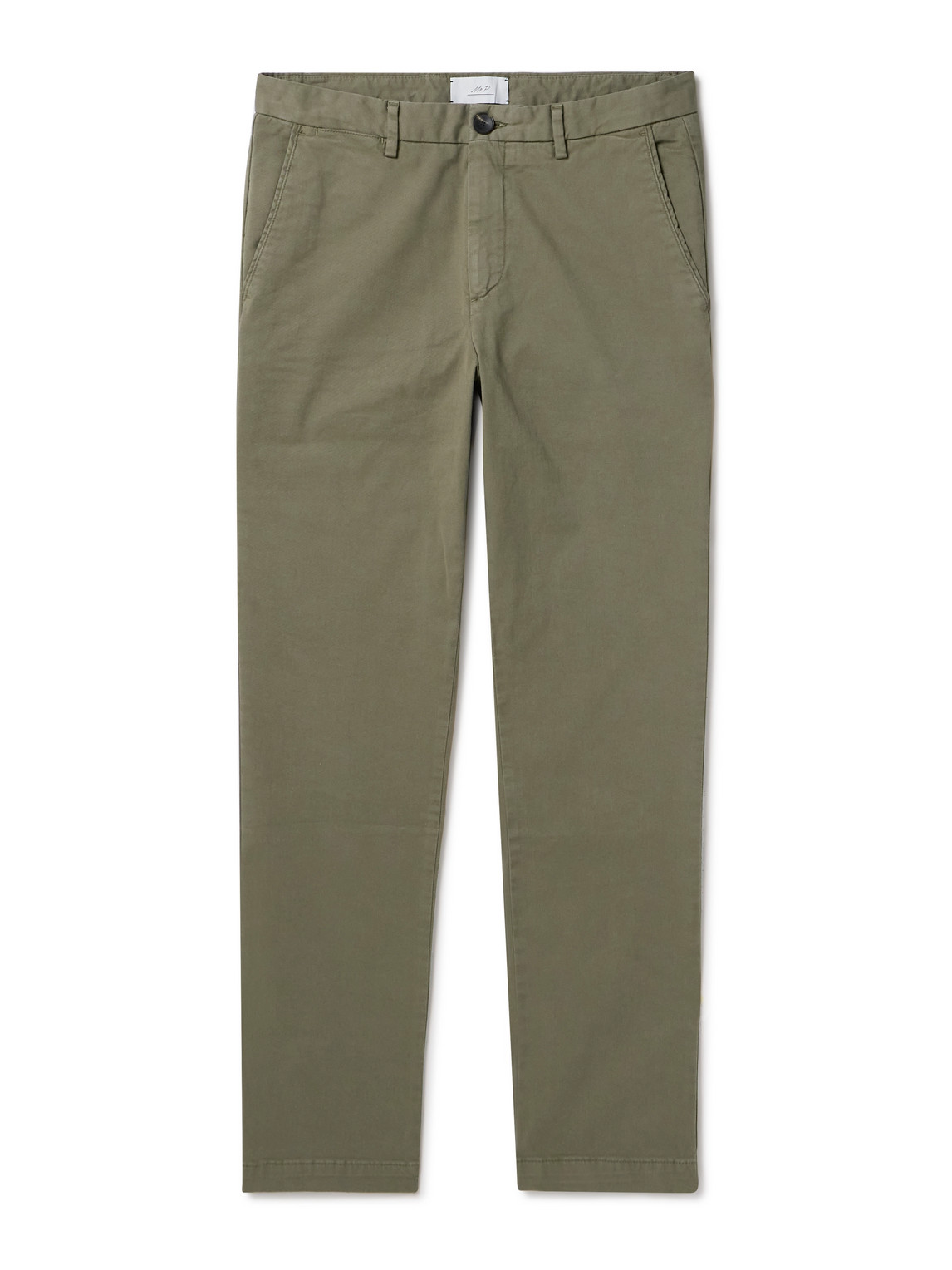 Samuel Straight-Leg Cotton-Blend Twill Chinos