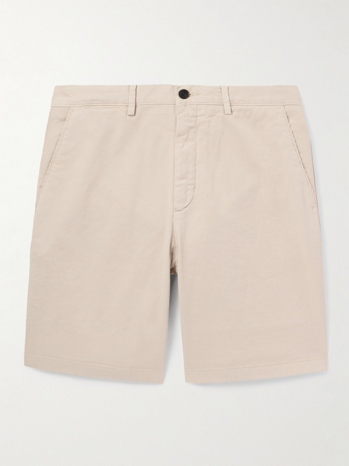 MR P. Straight-Leg Garment-Dyed Cotton-Blend Twill Bermuda Shorts - Men