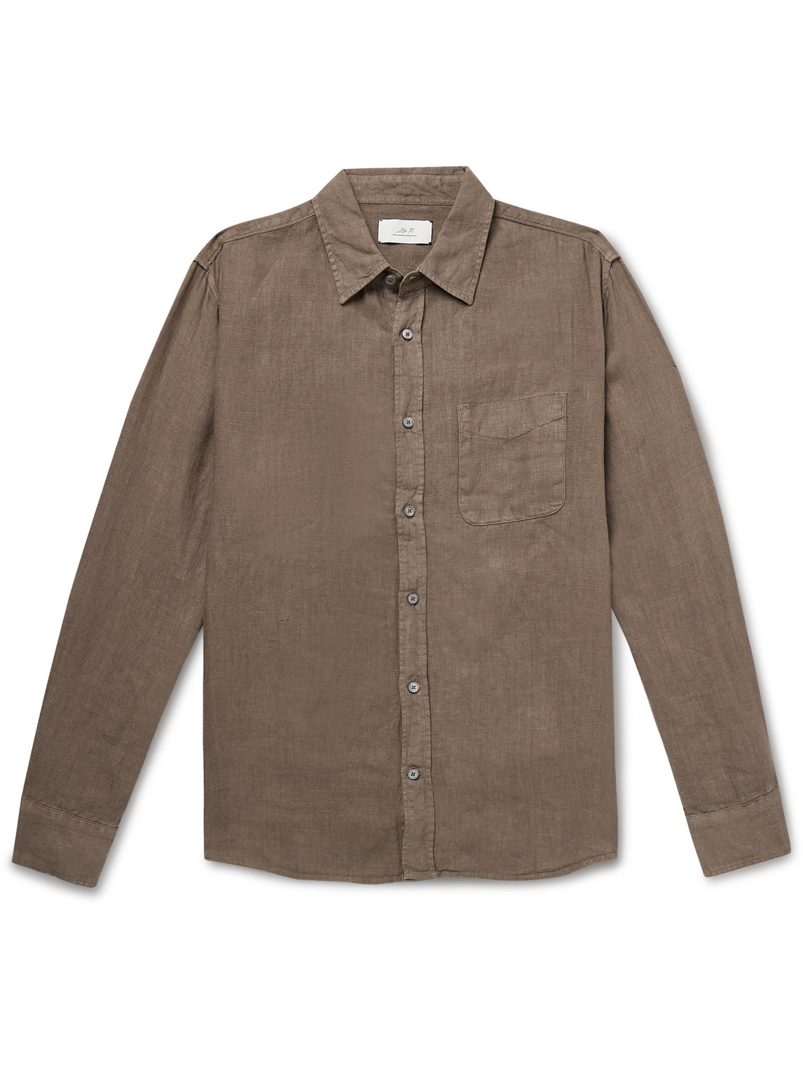 Garment-Dyed Linen Shirt