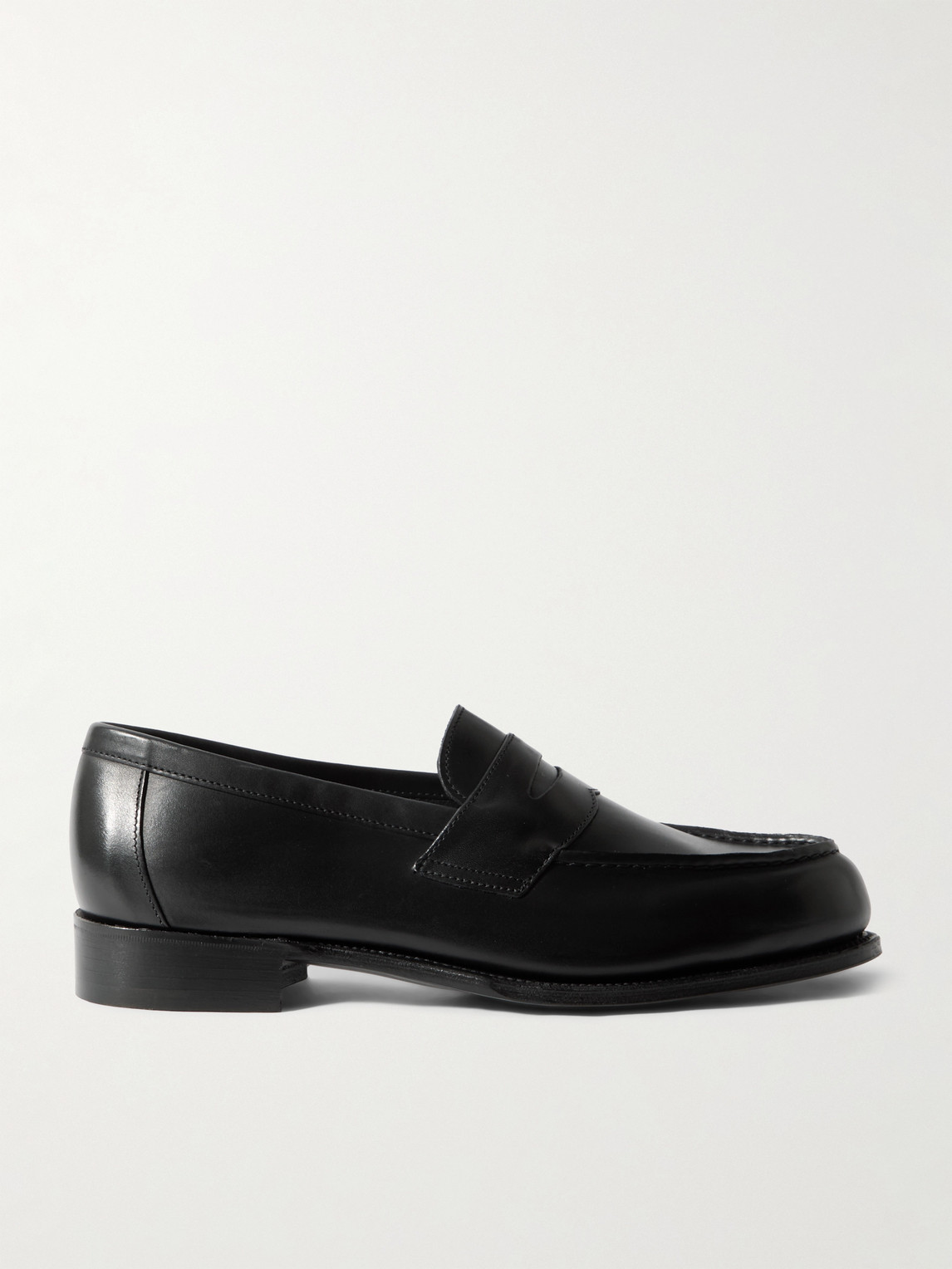 George Cleverley George Cleverley - Cannes Leather Penny Loafers - Men - Black - UK 8 aus 100% Leather in Black