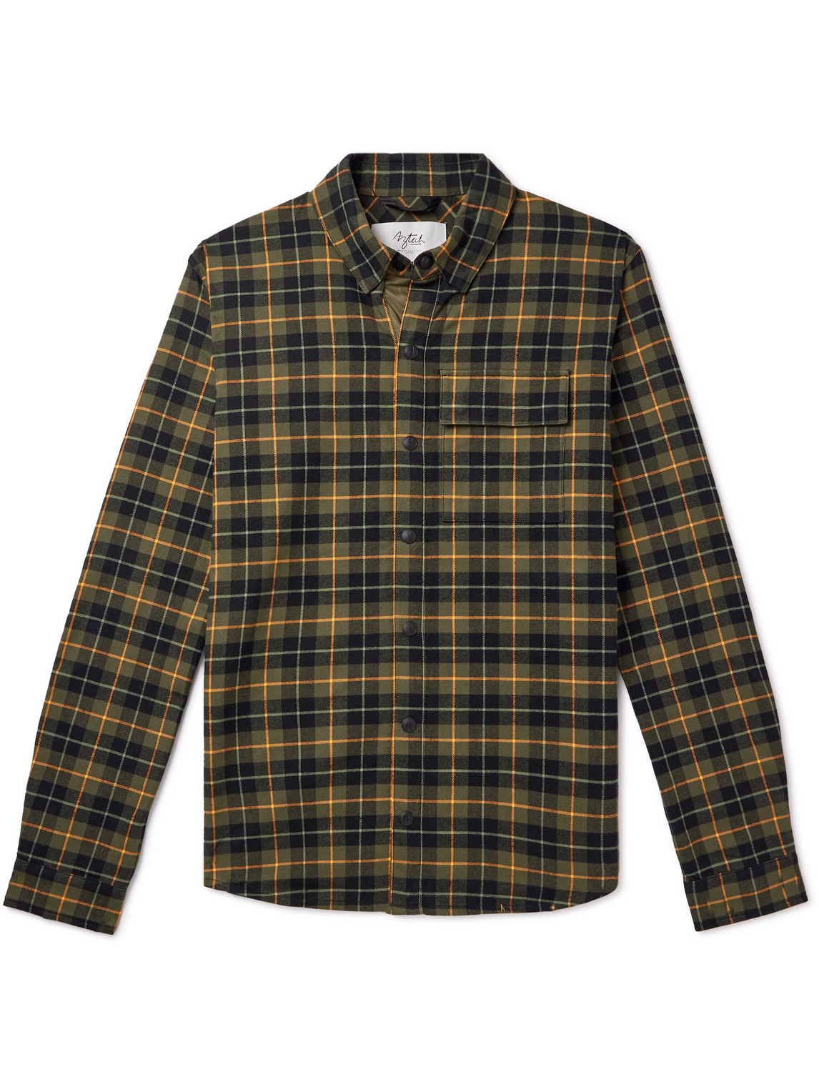 Aztech Mountain – Loge Peak Checked Brushed Cotton-Blend Shirt