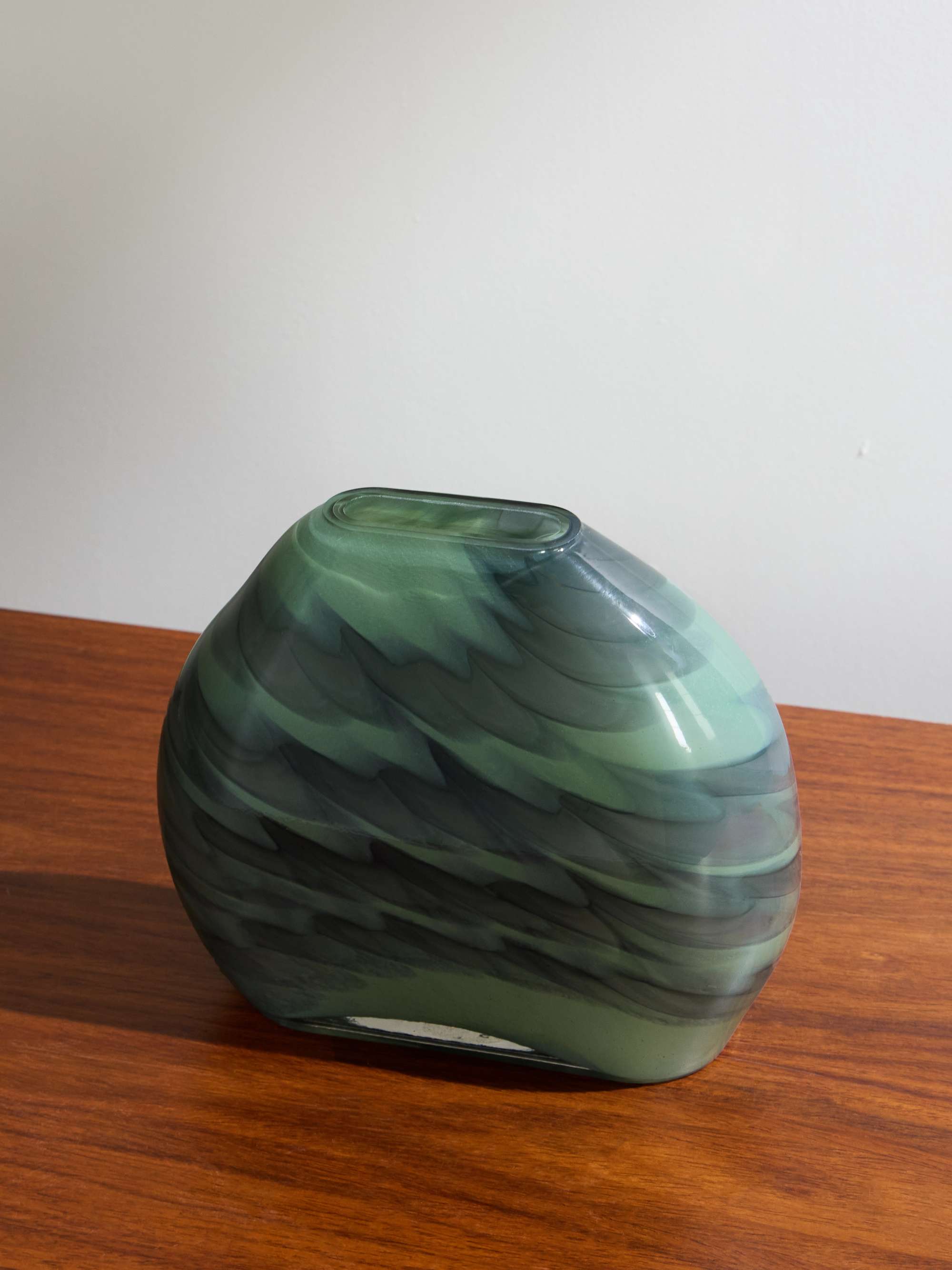 Serenity Scallop Large Glass Vase