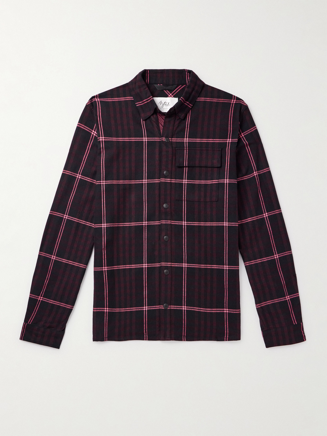 Aztech Mountain – Loge Peak Checked Brushed Cotton-Blend Flannel Shirt