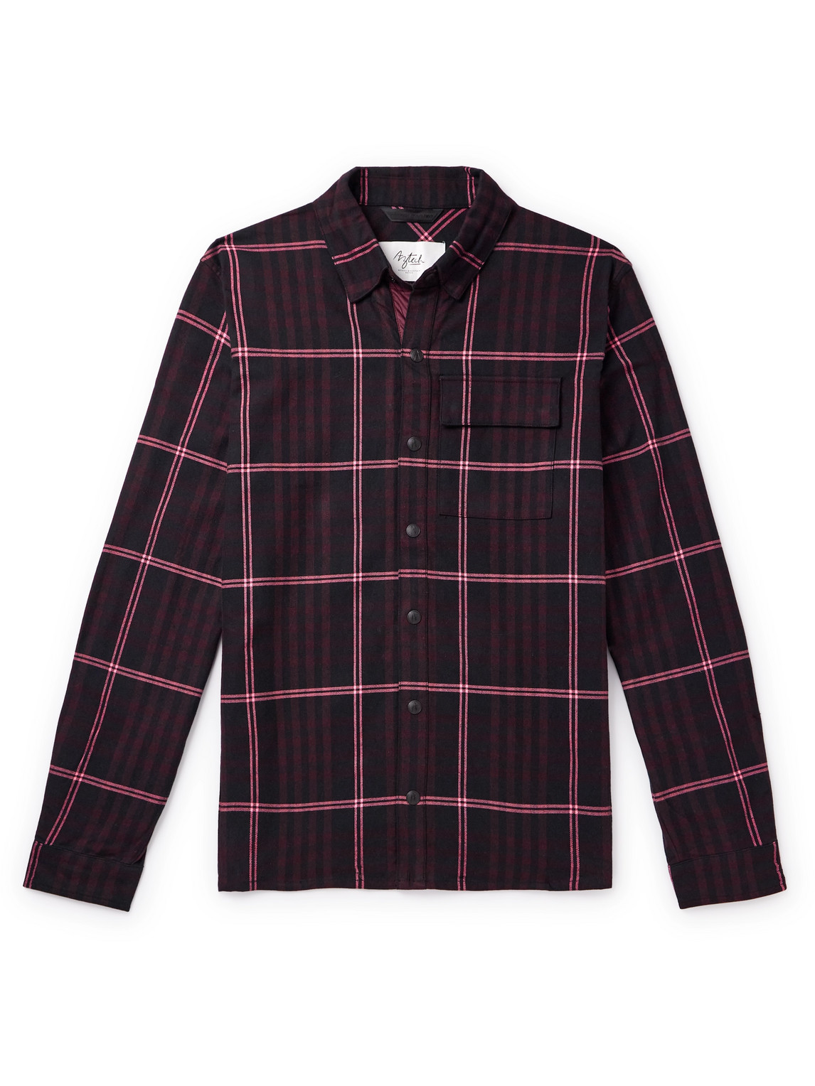 Aztech Mountain – Loge Peak Checked Brushed Cotton-Blend Flannel Shirt