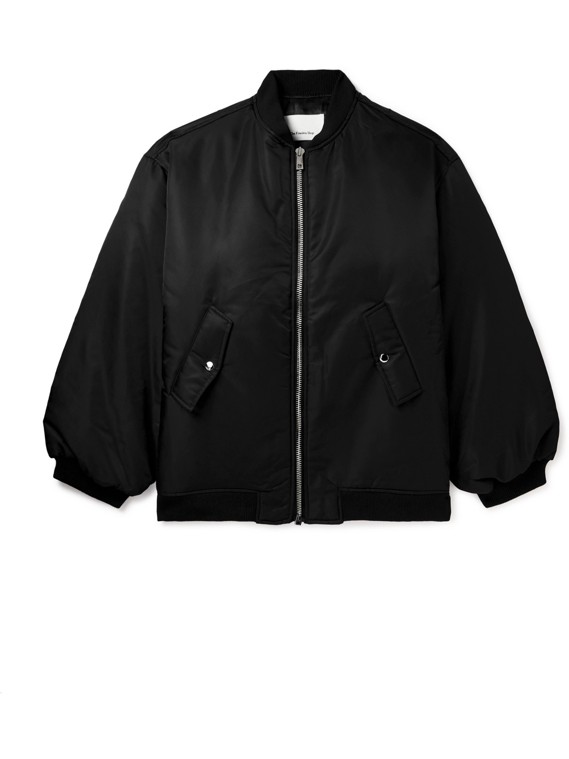 The Frankie Shop Evans Bomber Jacket In Black